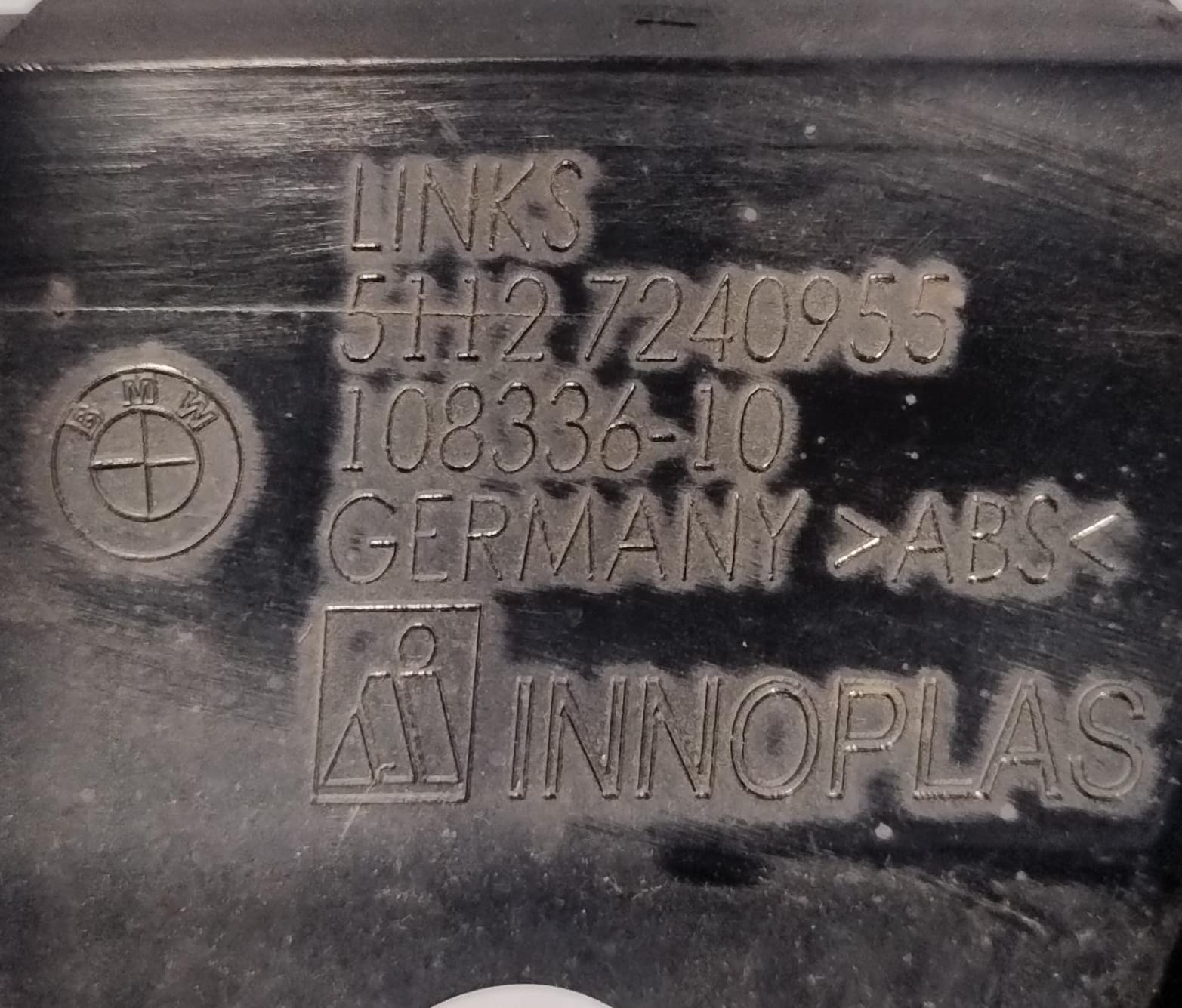 Rinforzo paraurti post. sx.