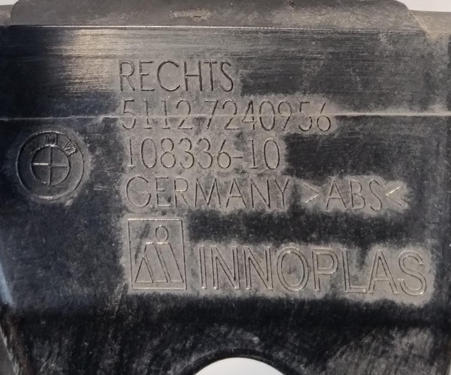 Rinforzo paraurti post. dx.