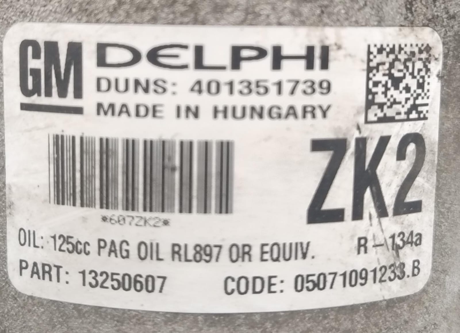 Compressore aria condizionata