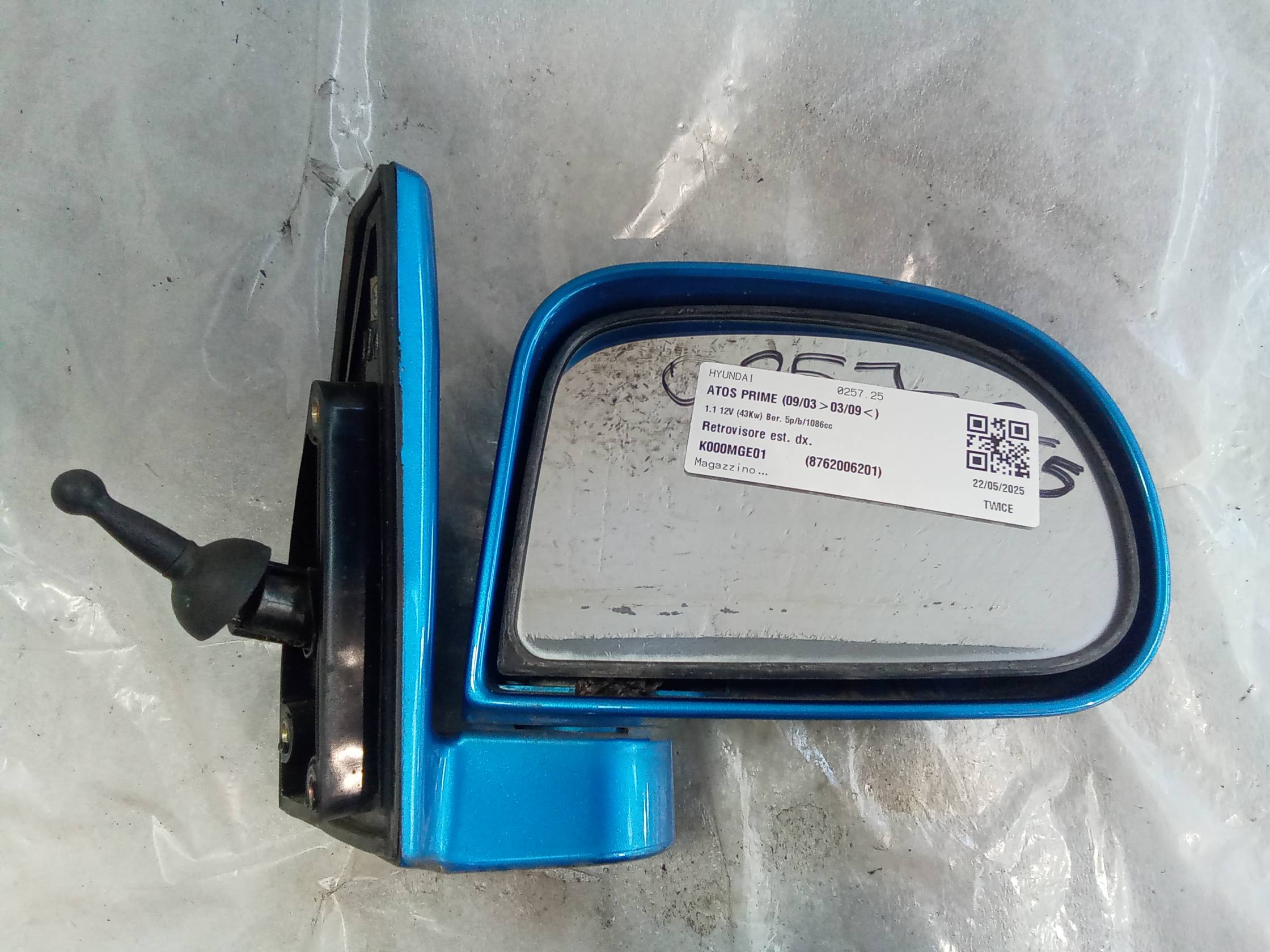 Retrovisore est. dx.