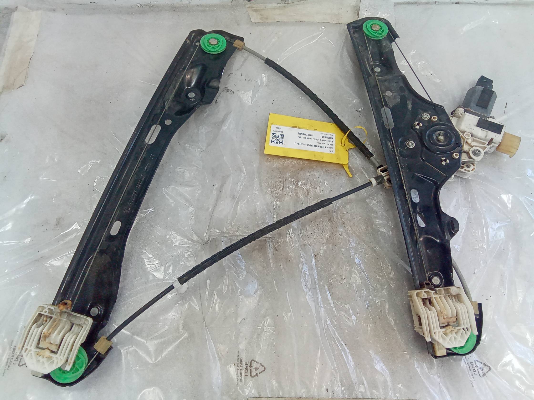 Alzacristallo elettr. porta ant. sx.