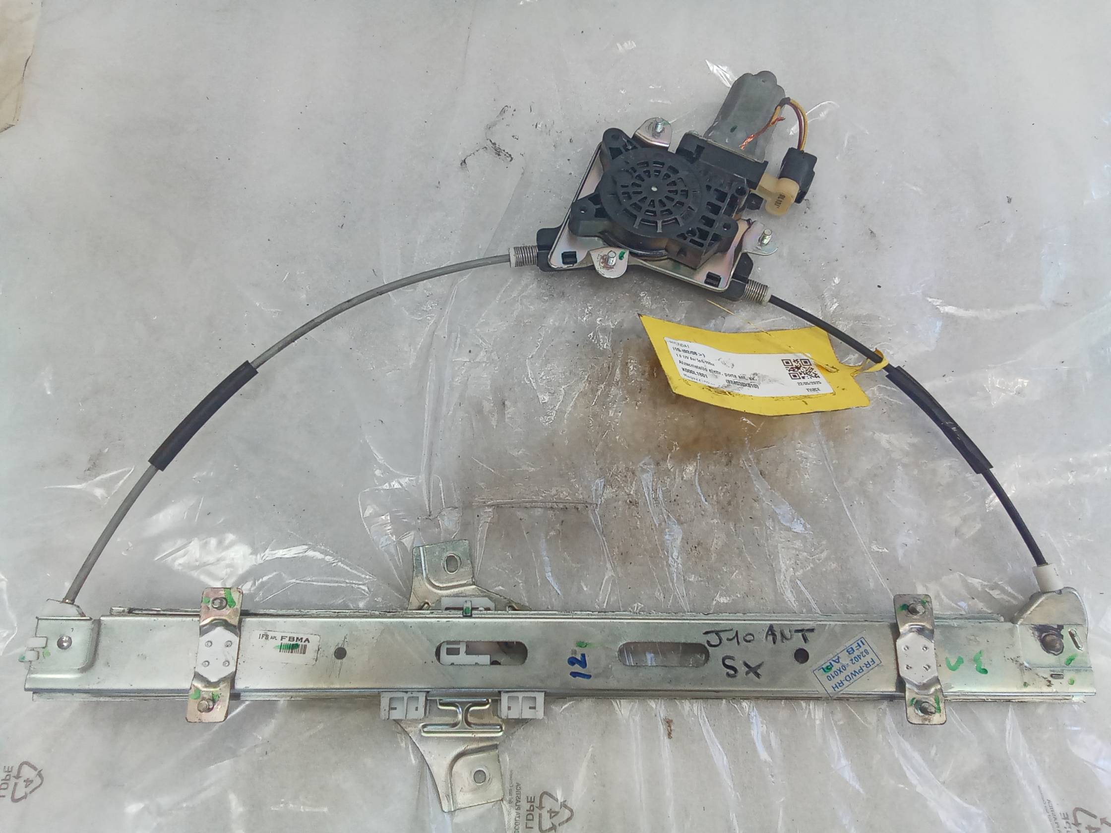 Alzacristallo elettr. porta ant. sx.