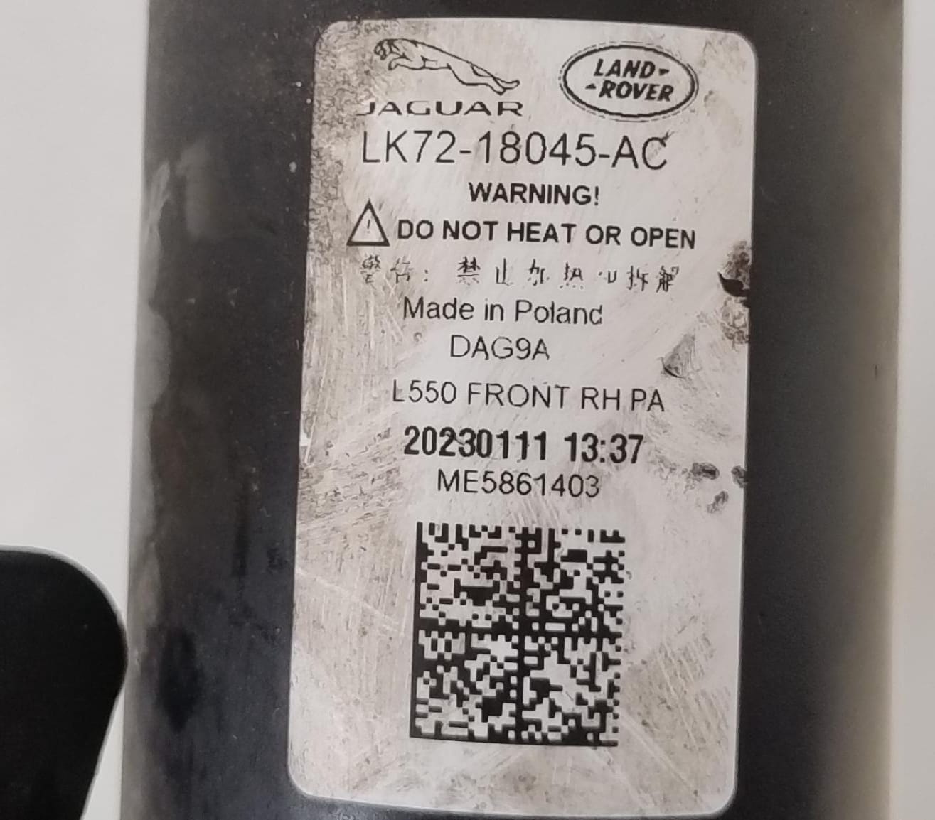 Ammortizzatore ant. dx.