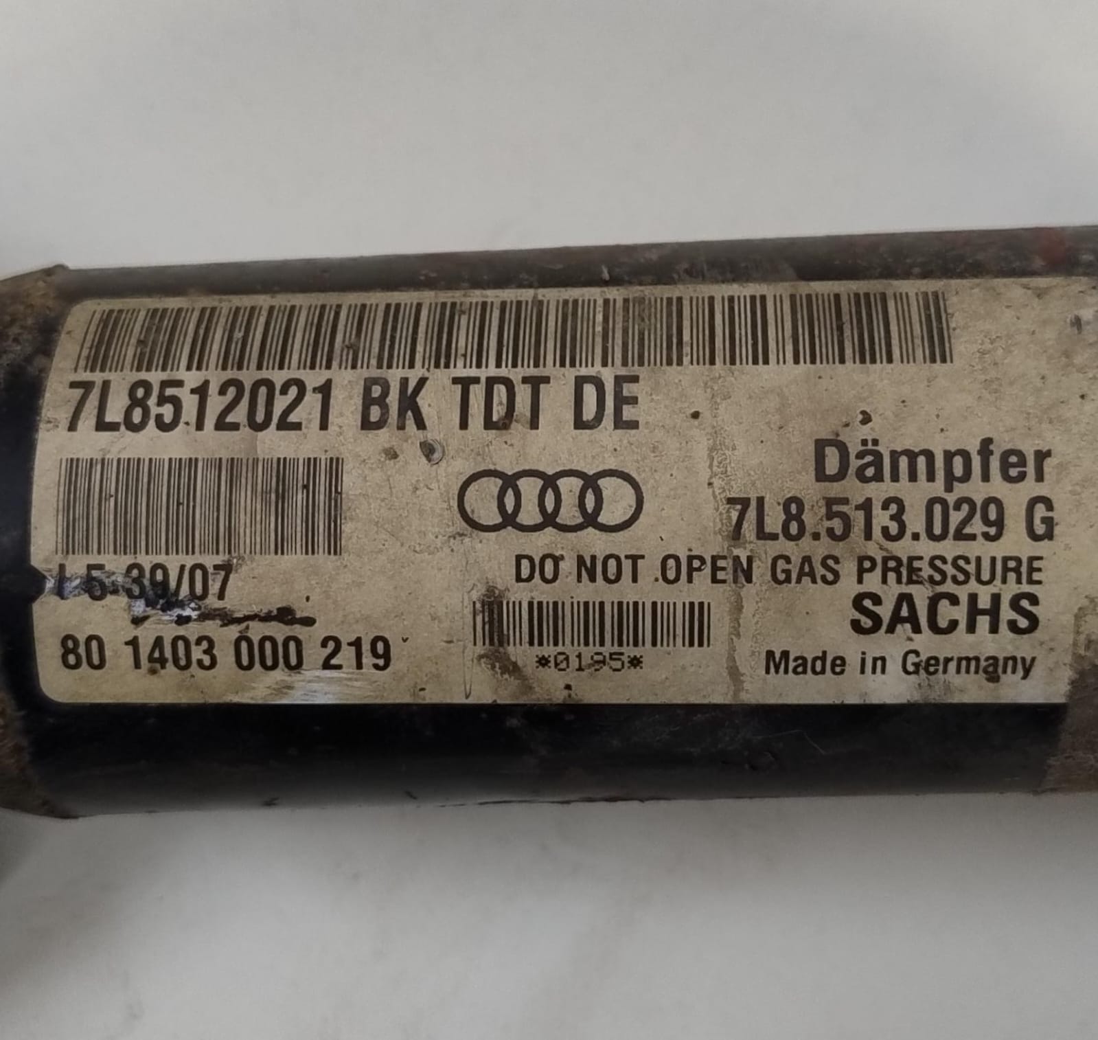 Ammortizzatore post. sx.