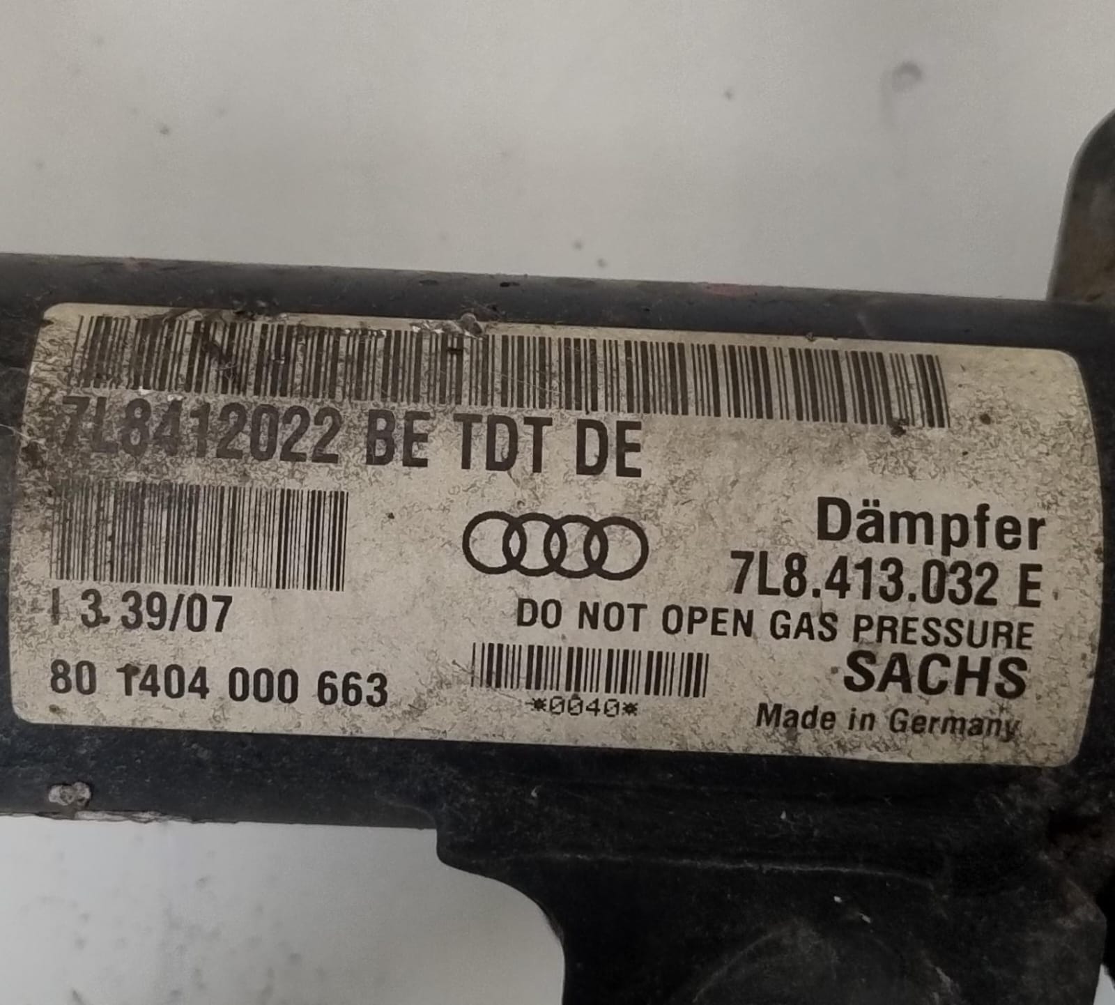 Ammortizzatore ant. dx.