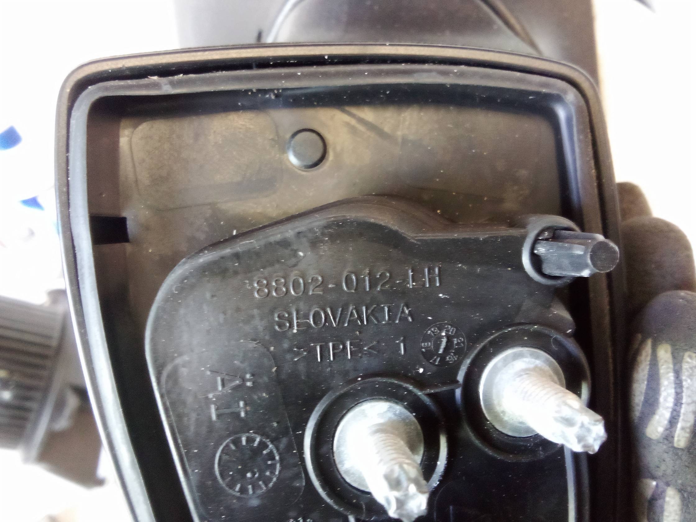 Retrovisore est. regolaz. elettr. sx.