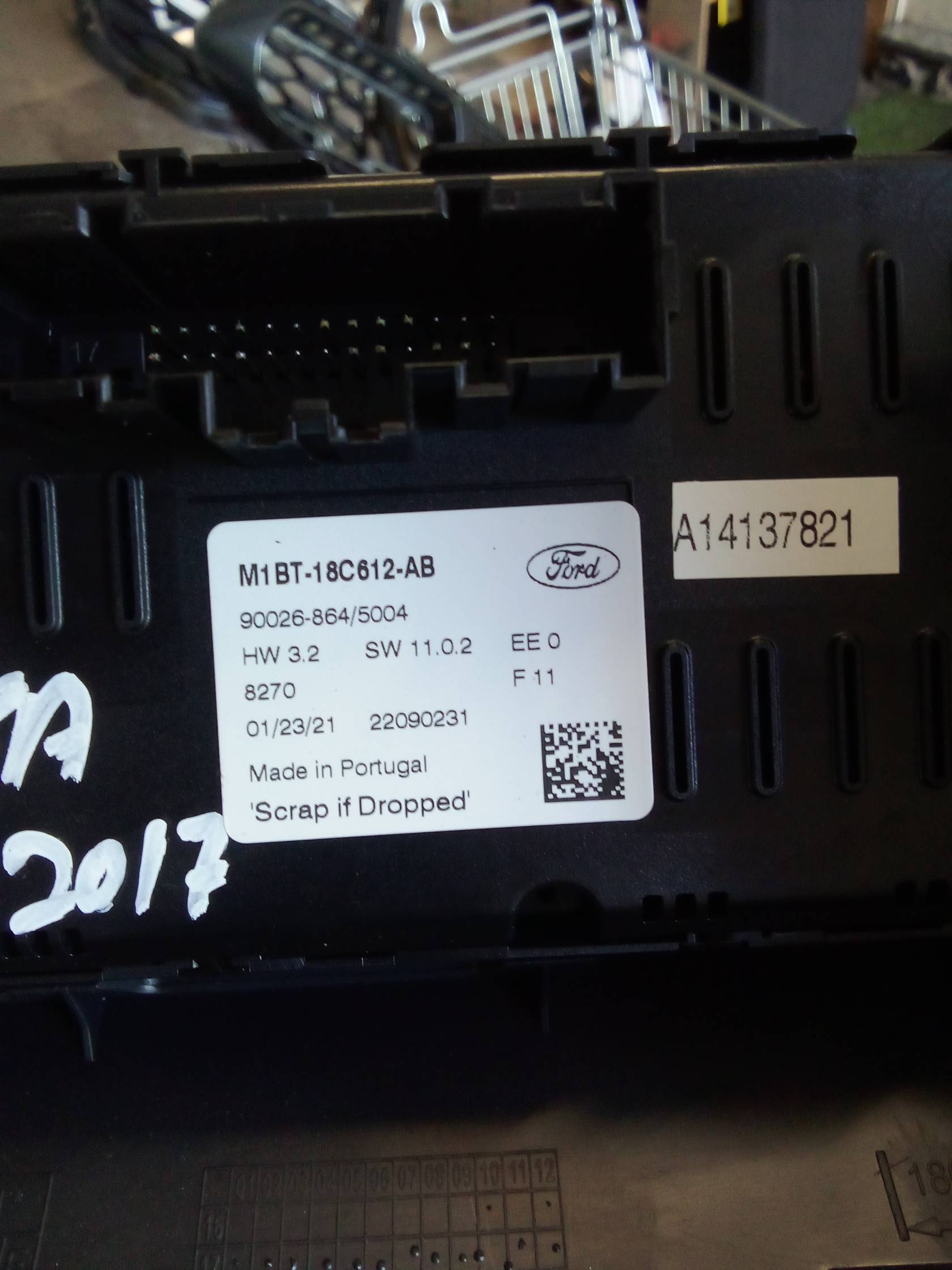 Blocco comando climatizzazione