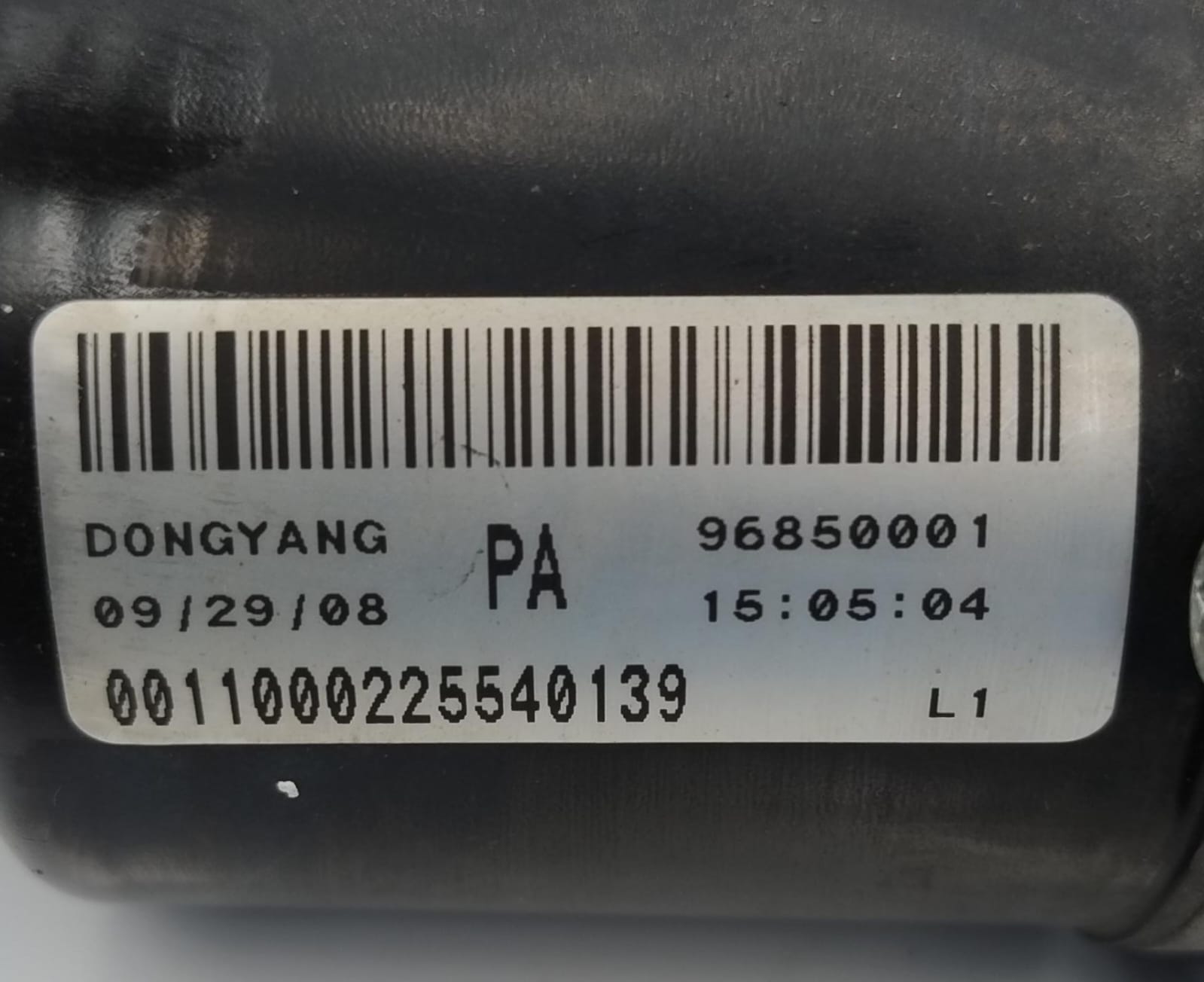 Motorino tergicristalli