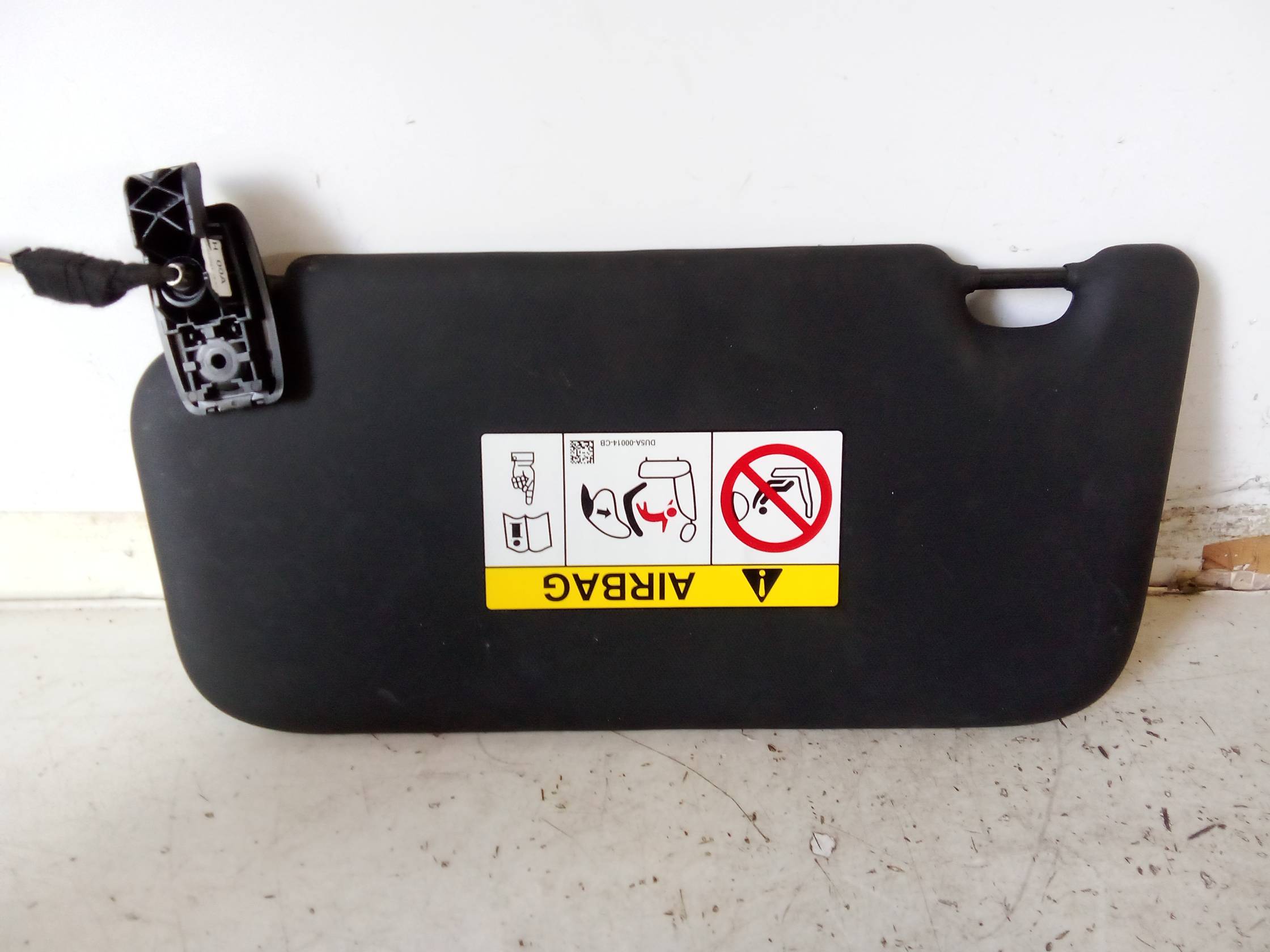 Aletta parasole parabrezza dx.