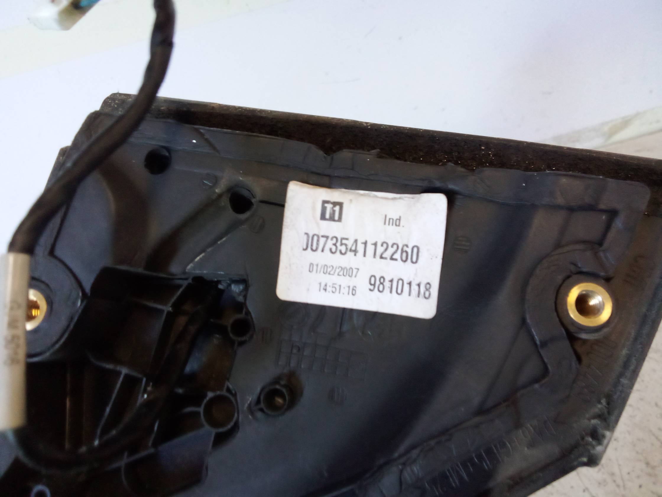 Retrovisore est. regolaz. elettr. dx.