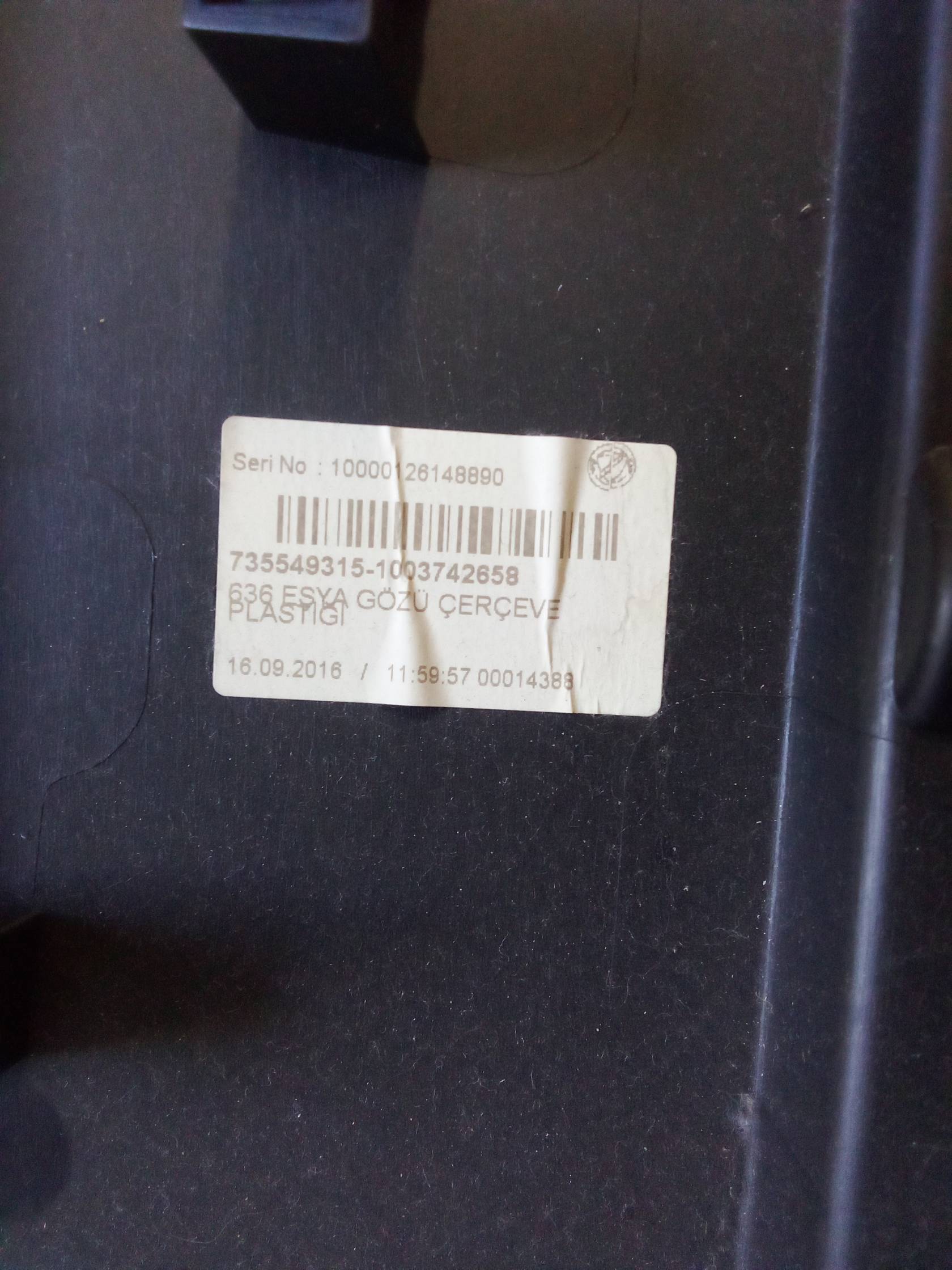 Portaoggetti inf. lat. cruscotto