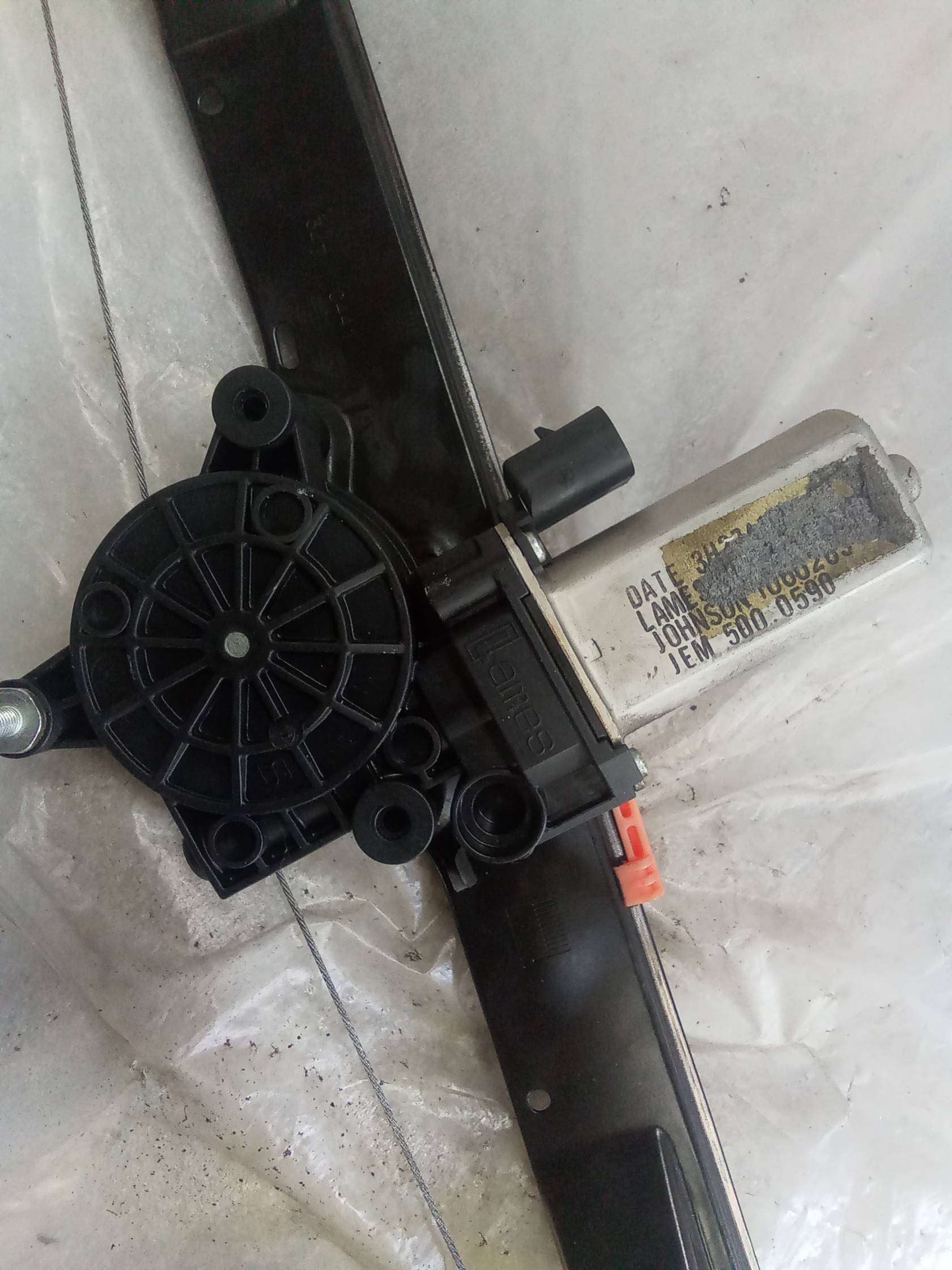 Alzacristallo elettr. porta ant. dx.