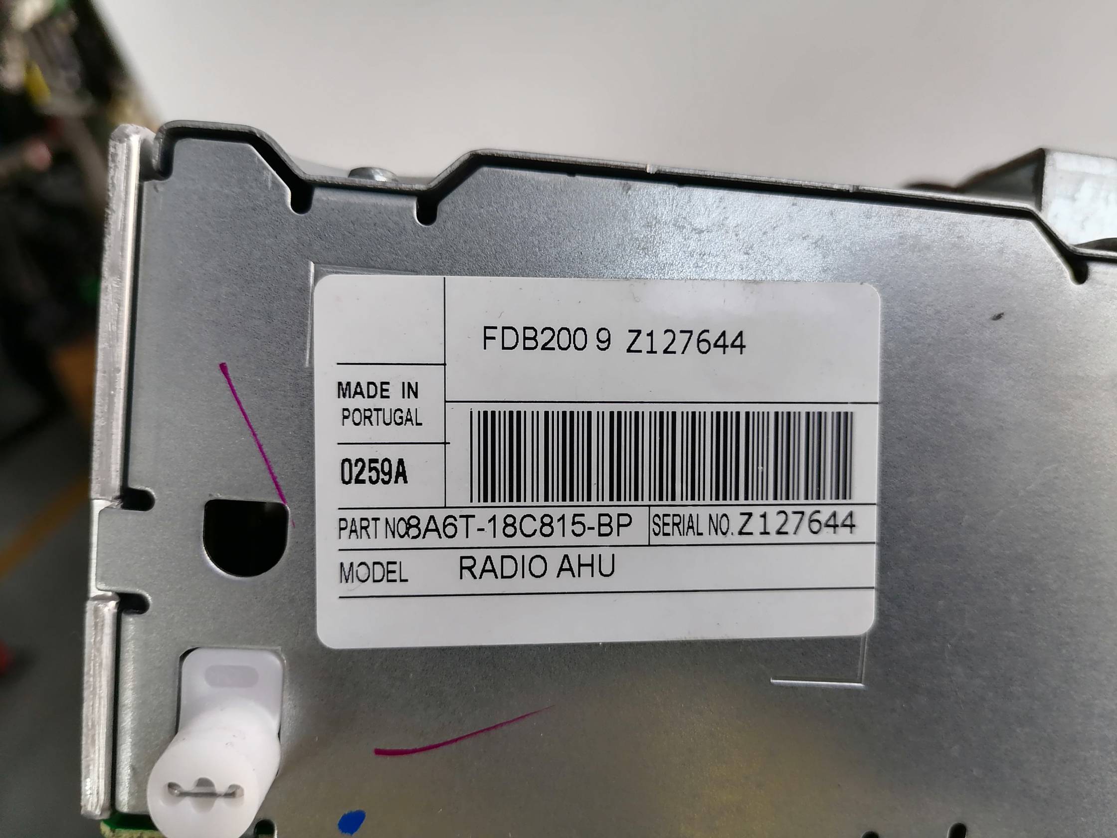 CENTRALINA AUTORADIO 