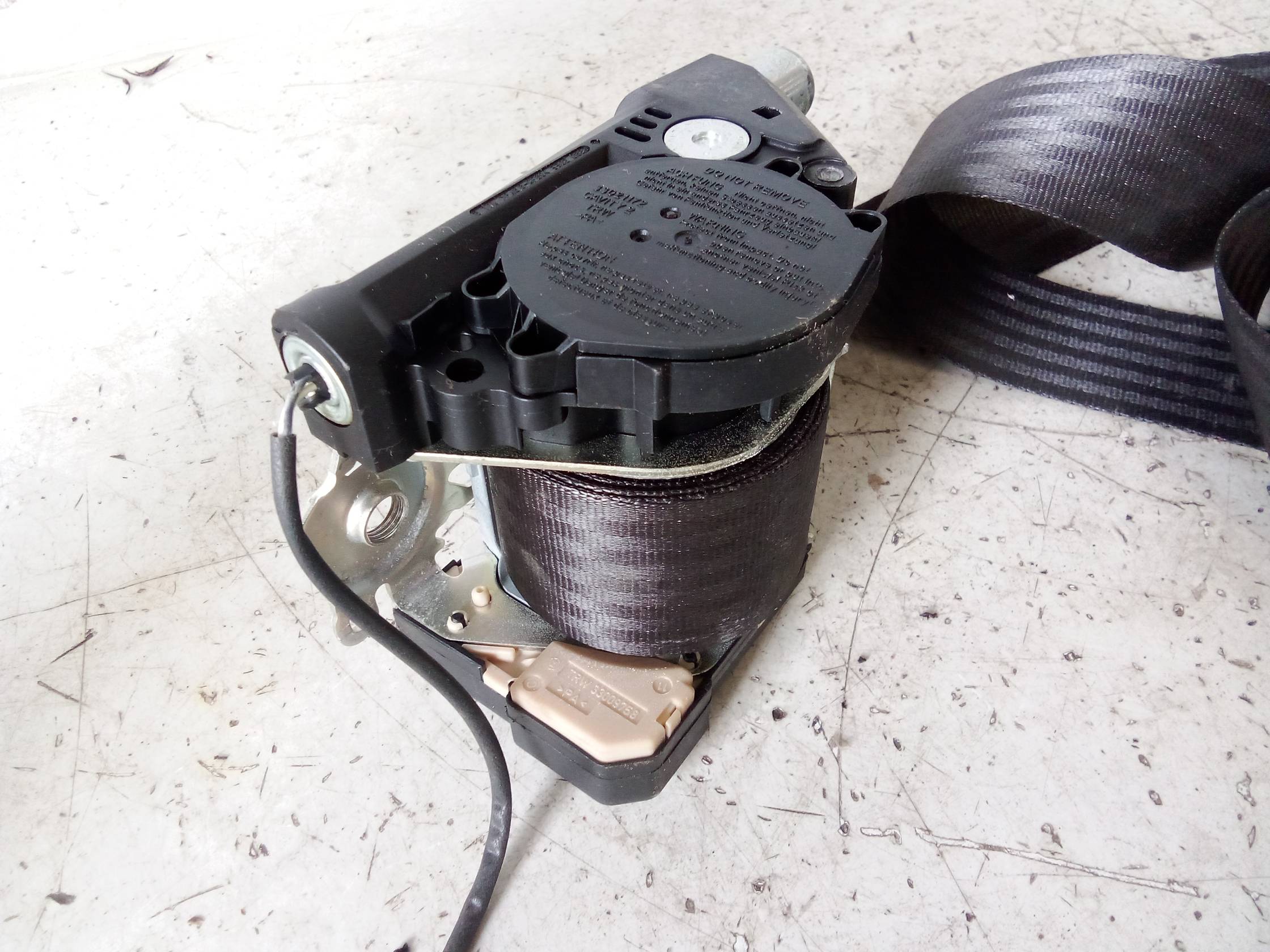 Cintura di sicurezza ant. dx.