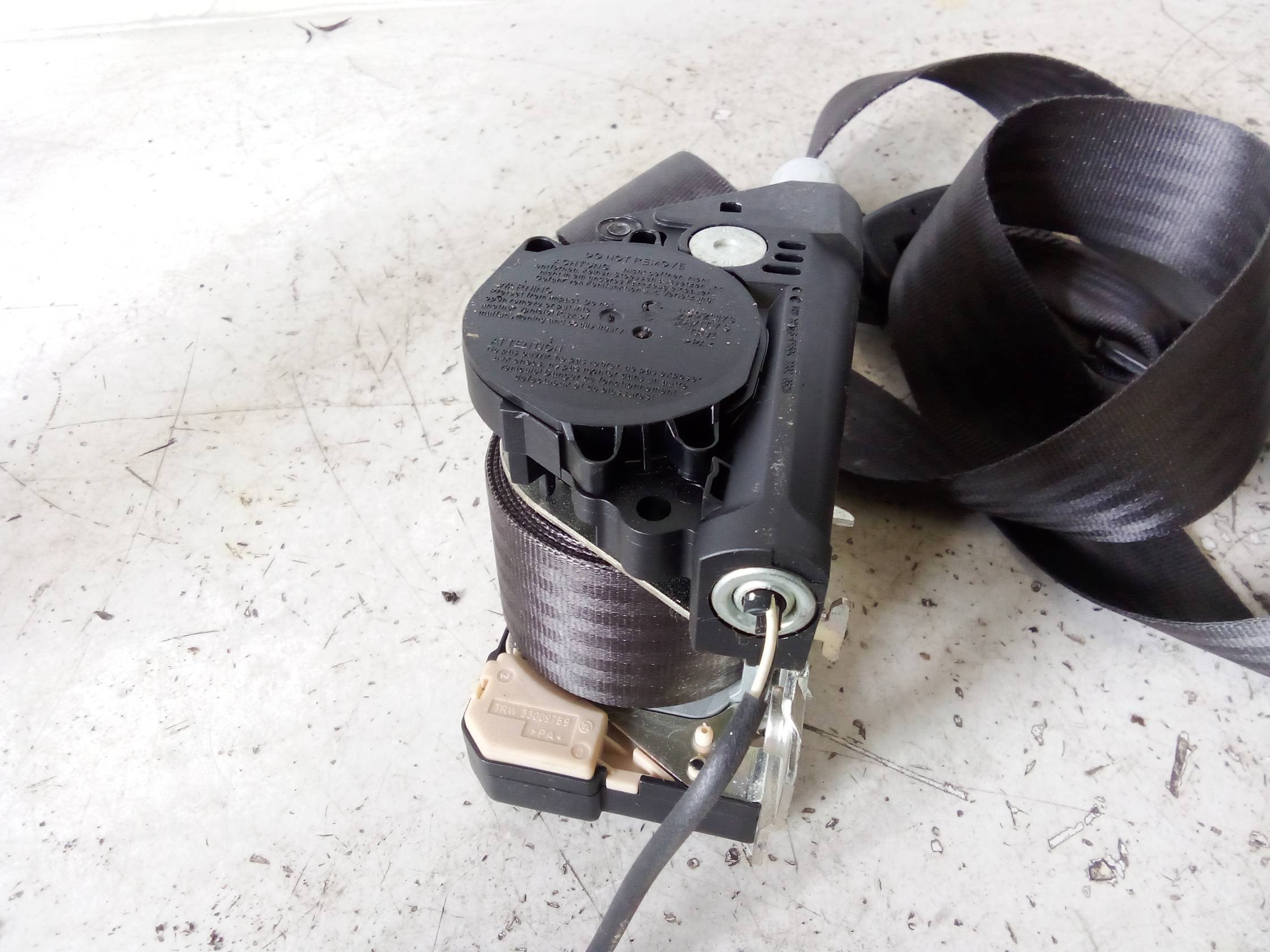 Cintura di sicurezza ant. sx.