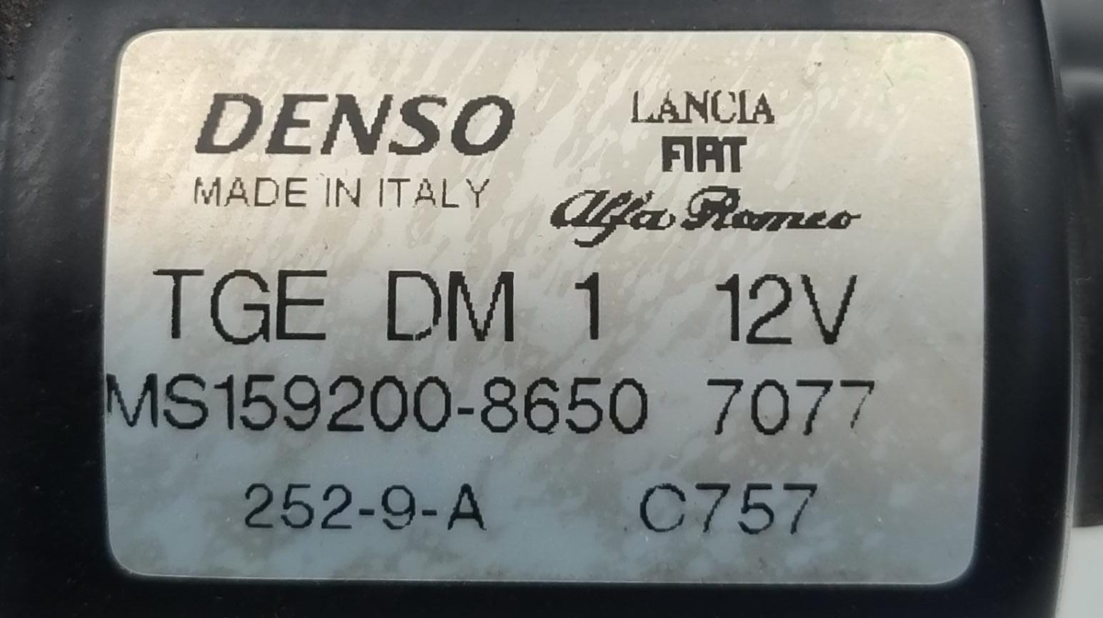 Motorino tergicristalli