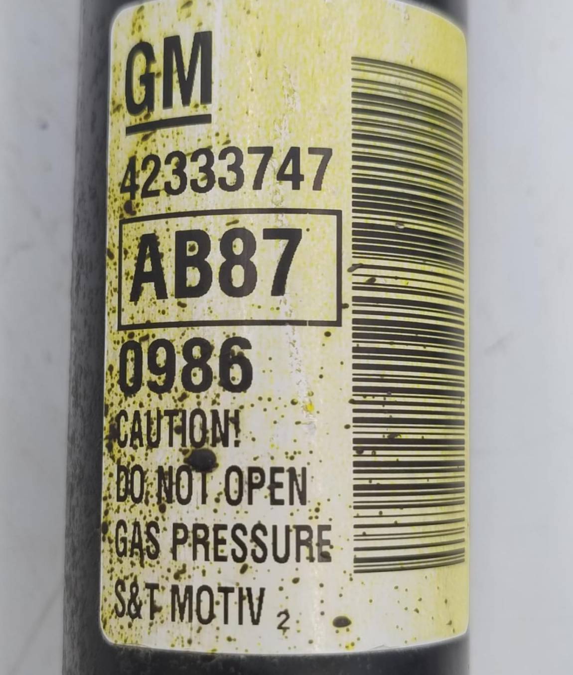 Ammortizzatore post. dx.