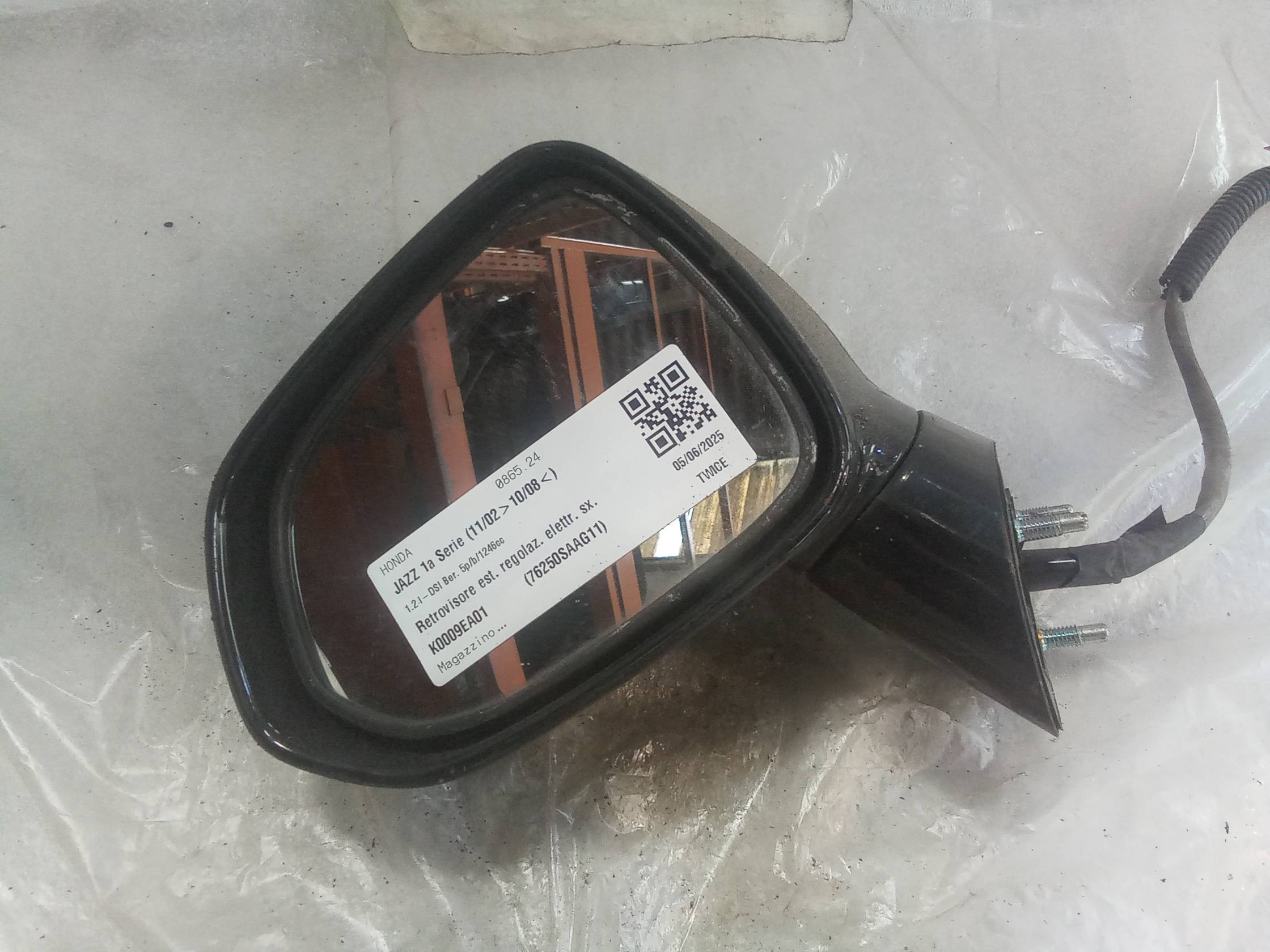 Retrovisore est. regolaz. elettr. sx.