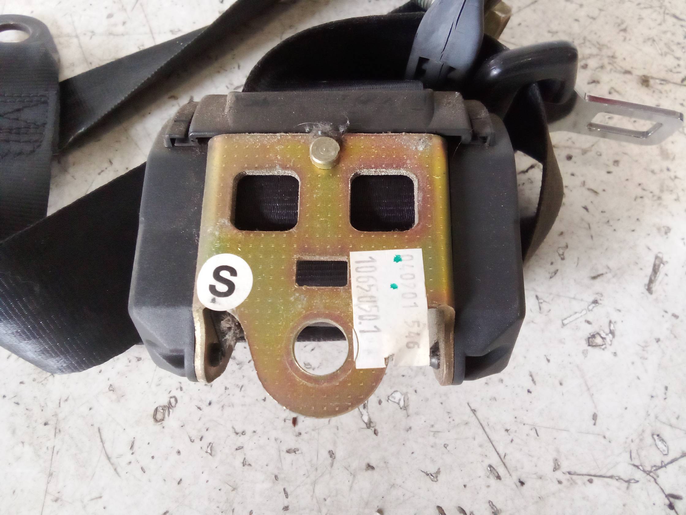 Cintura di sicurezza ant. sx.