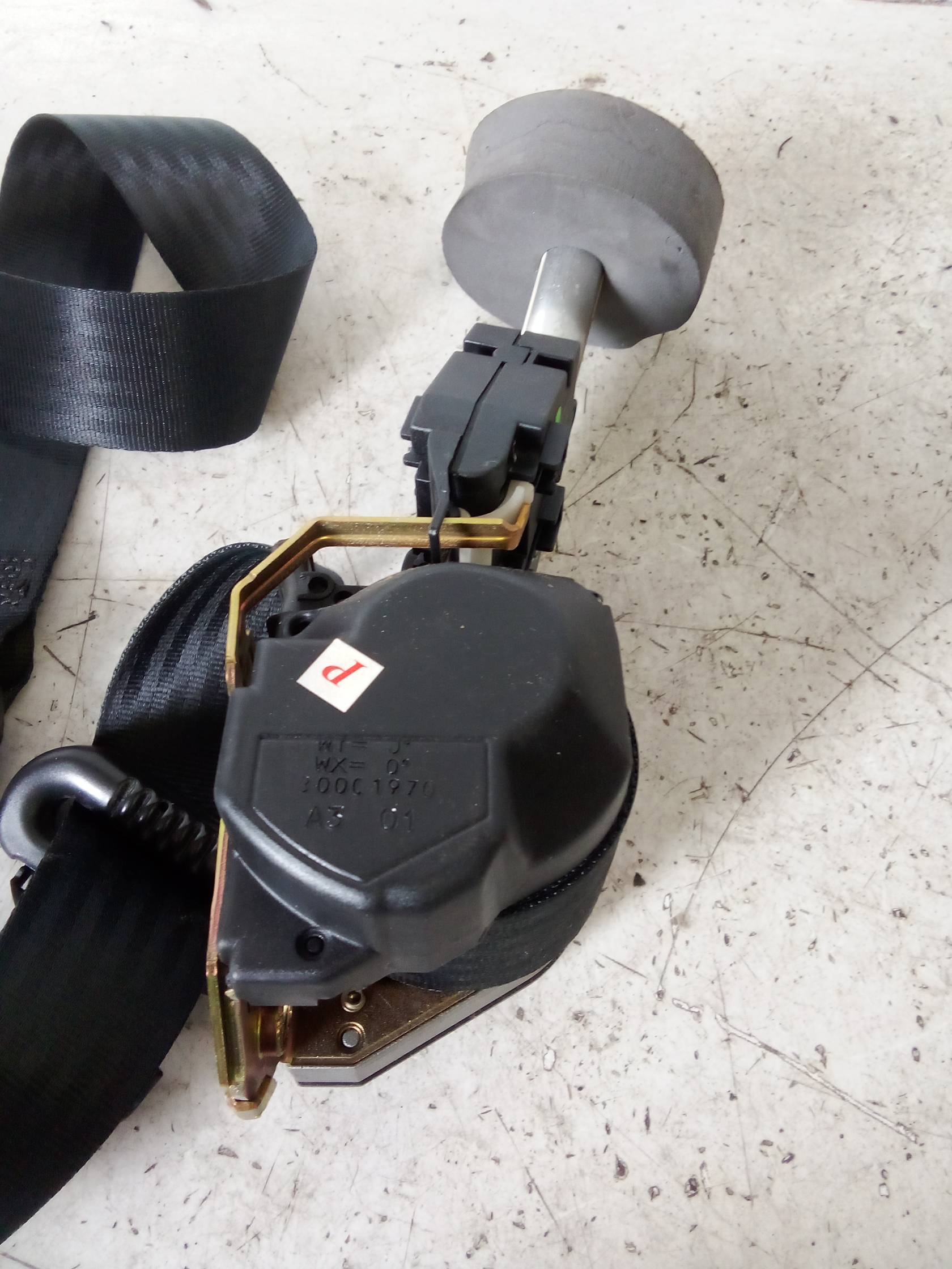 Cintura sicurezza ant. dx.