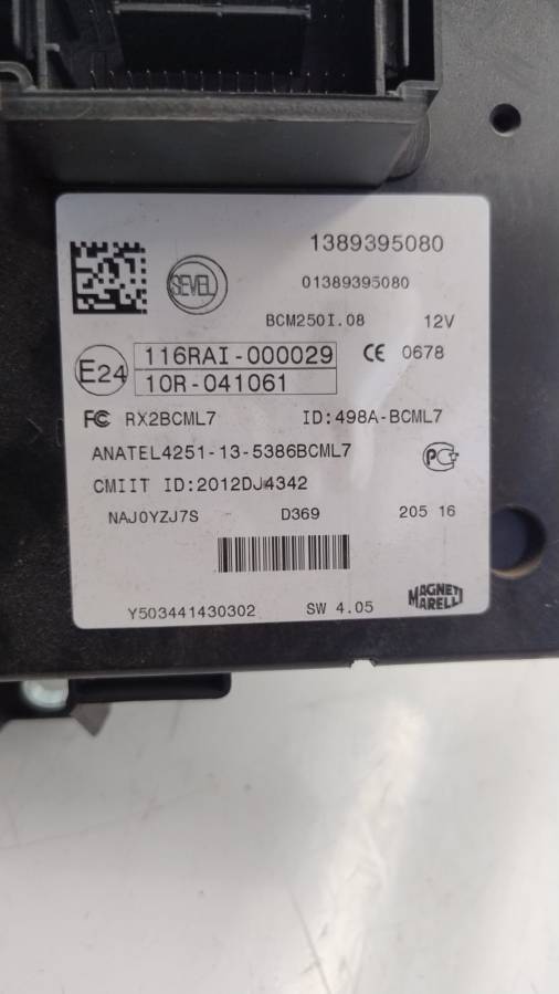 Centralina body computer