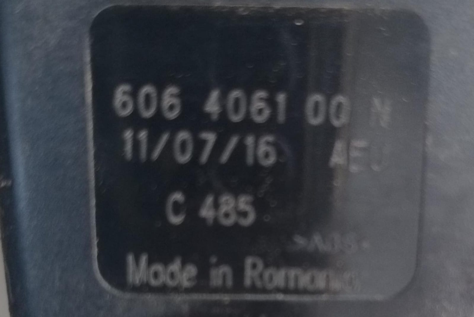 Pretensionatore cinture sicurezza ant. sx.