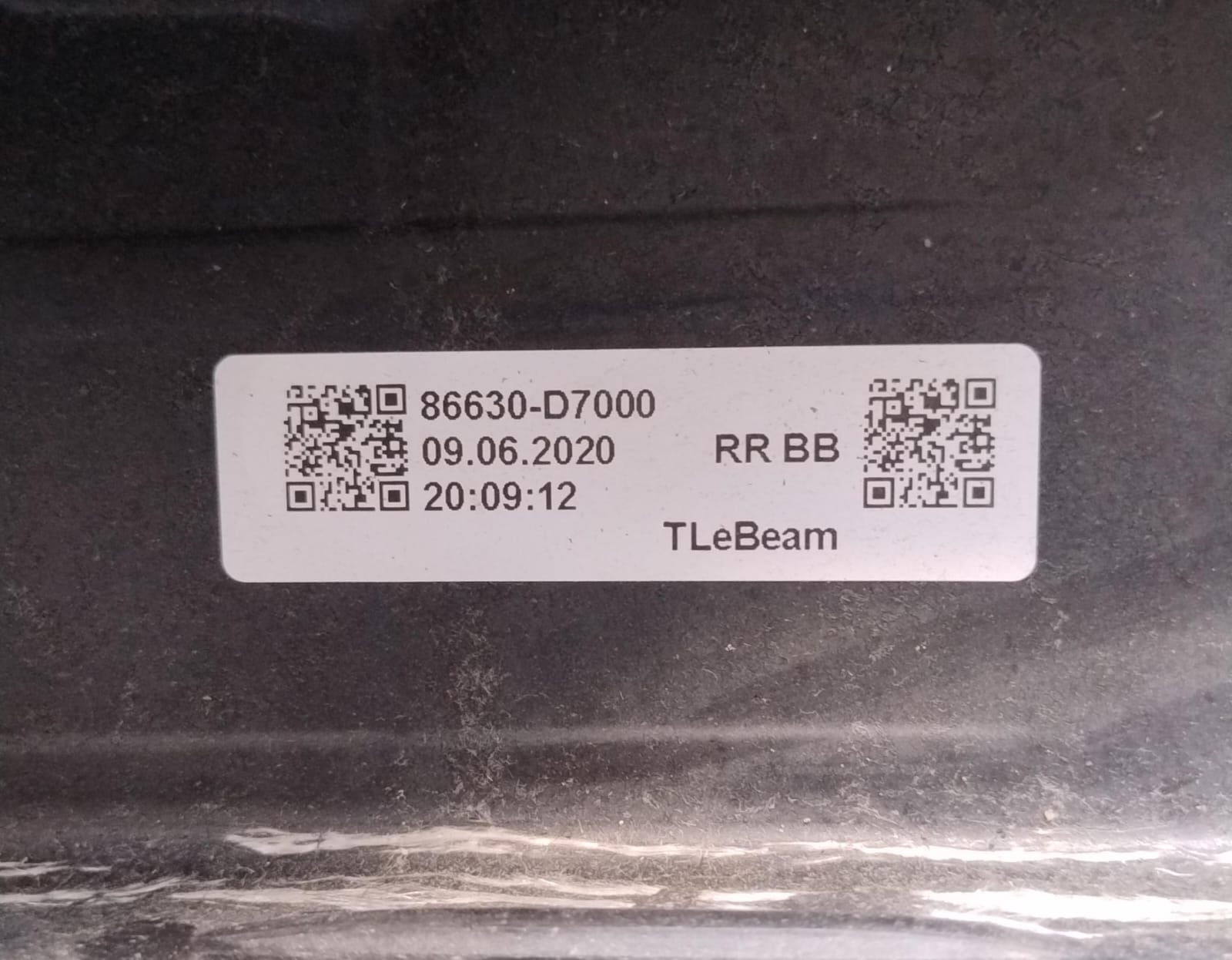 Traversa paraurti post.