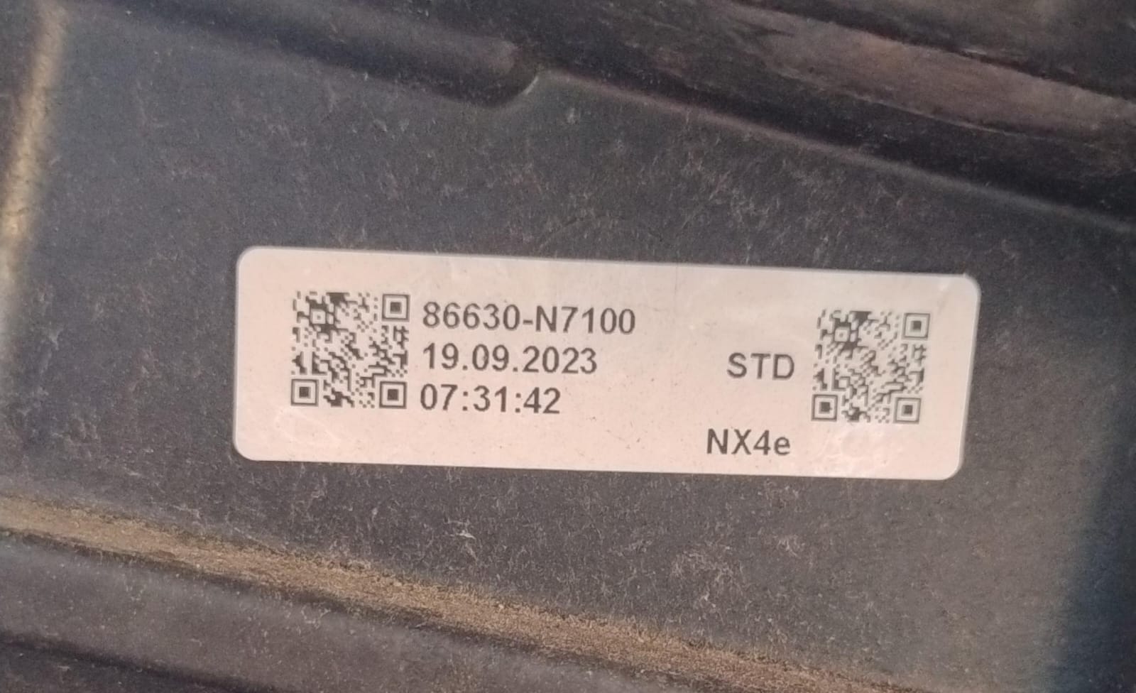 Traversa paraurti post.