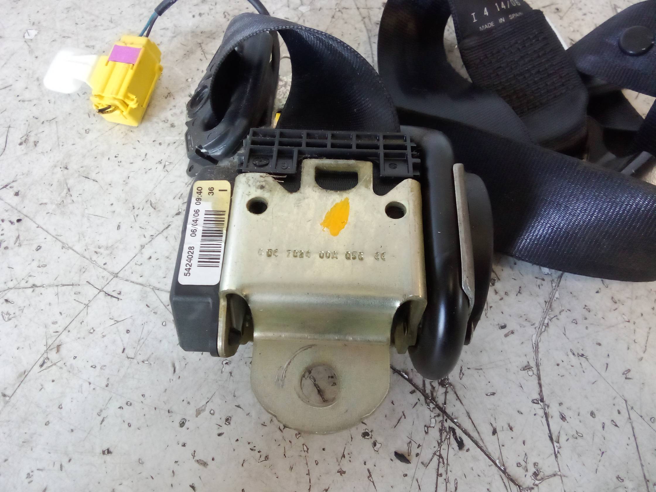 Cintura di sicurezza ant. sx.