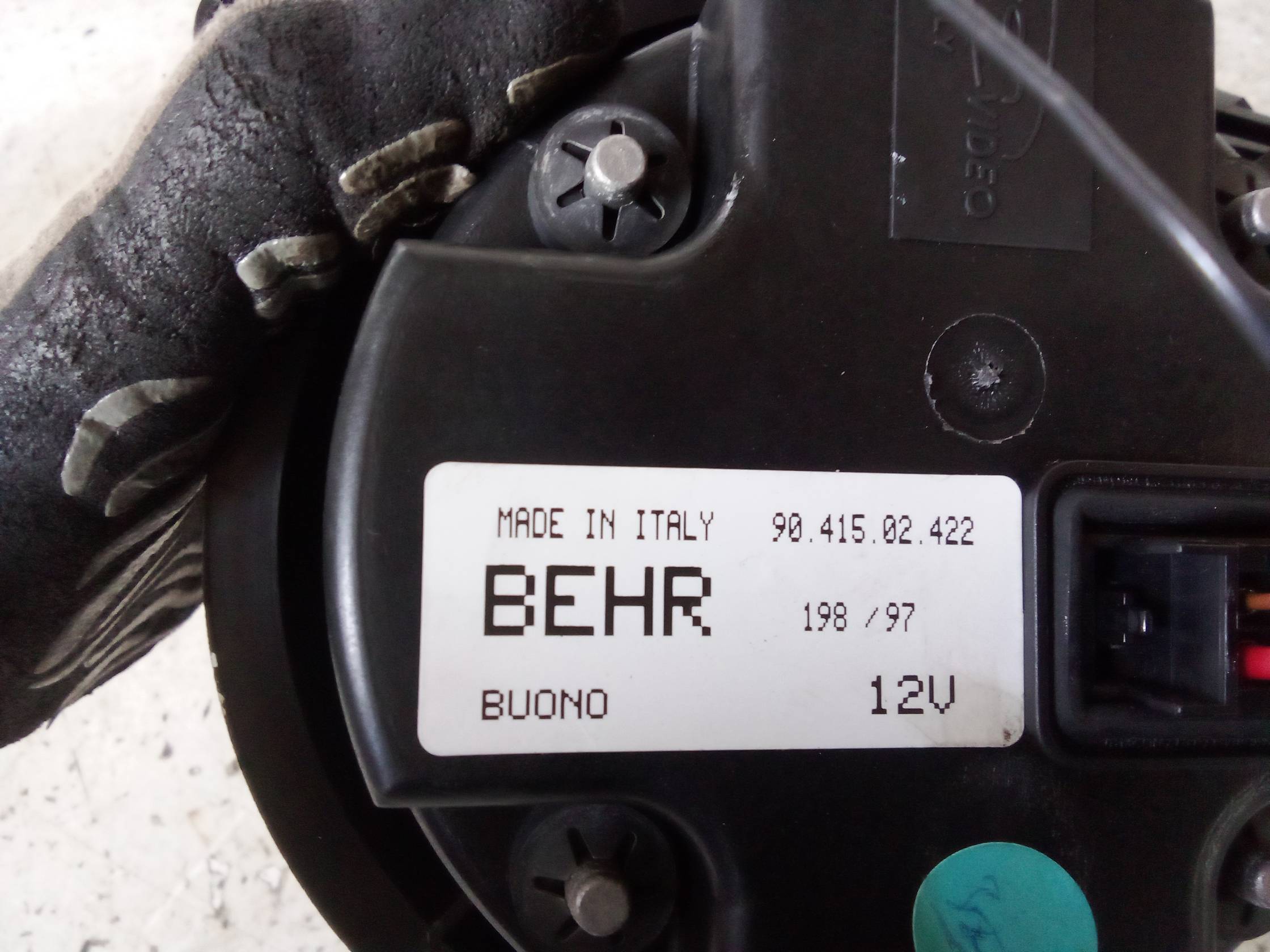 Motorino ventilazione abitacolo