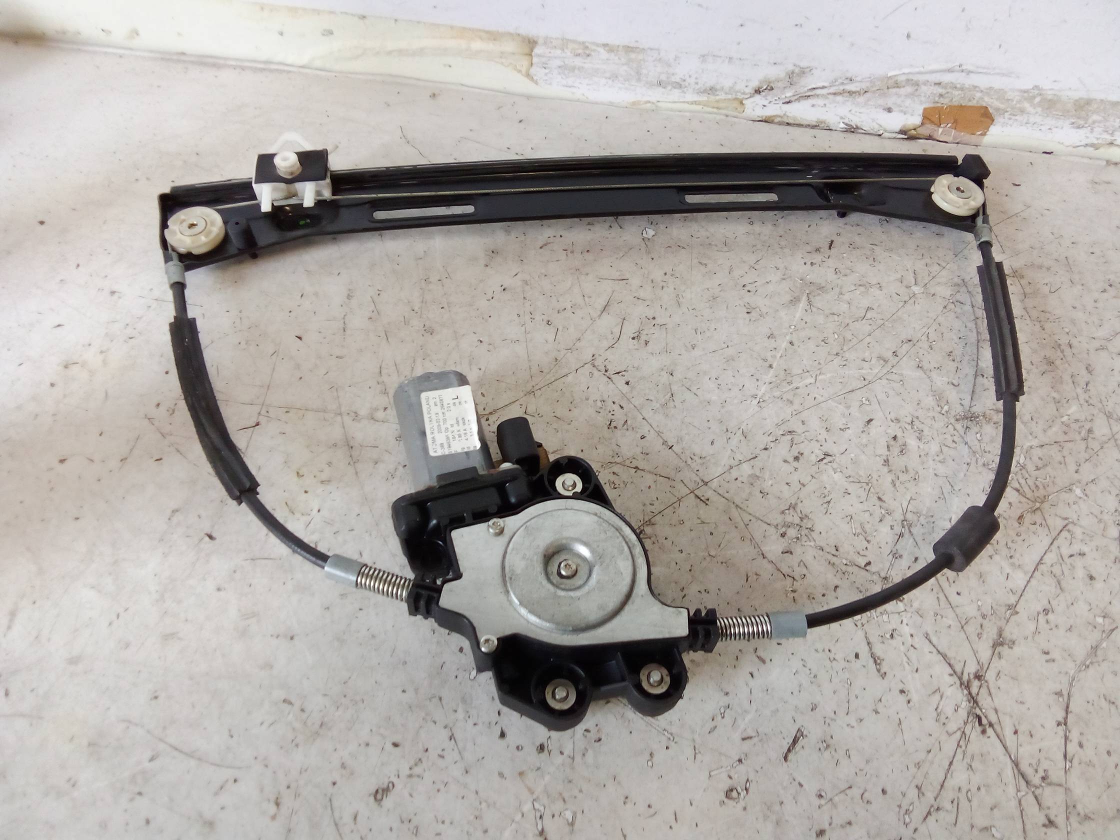 Alzacristallo elettr. porta ant. con motorino sx.