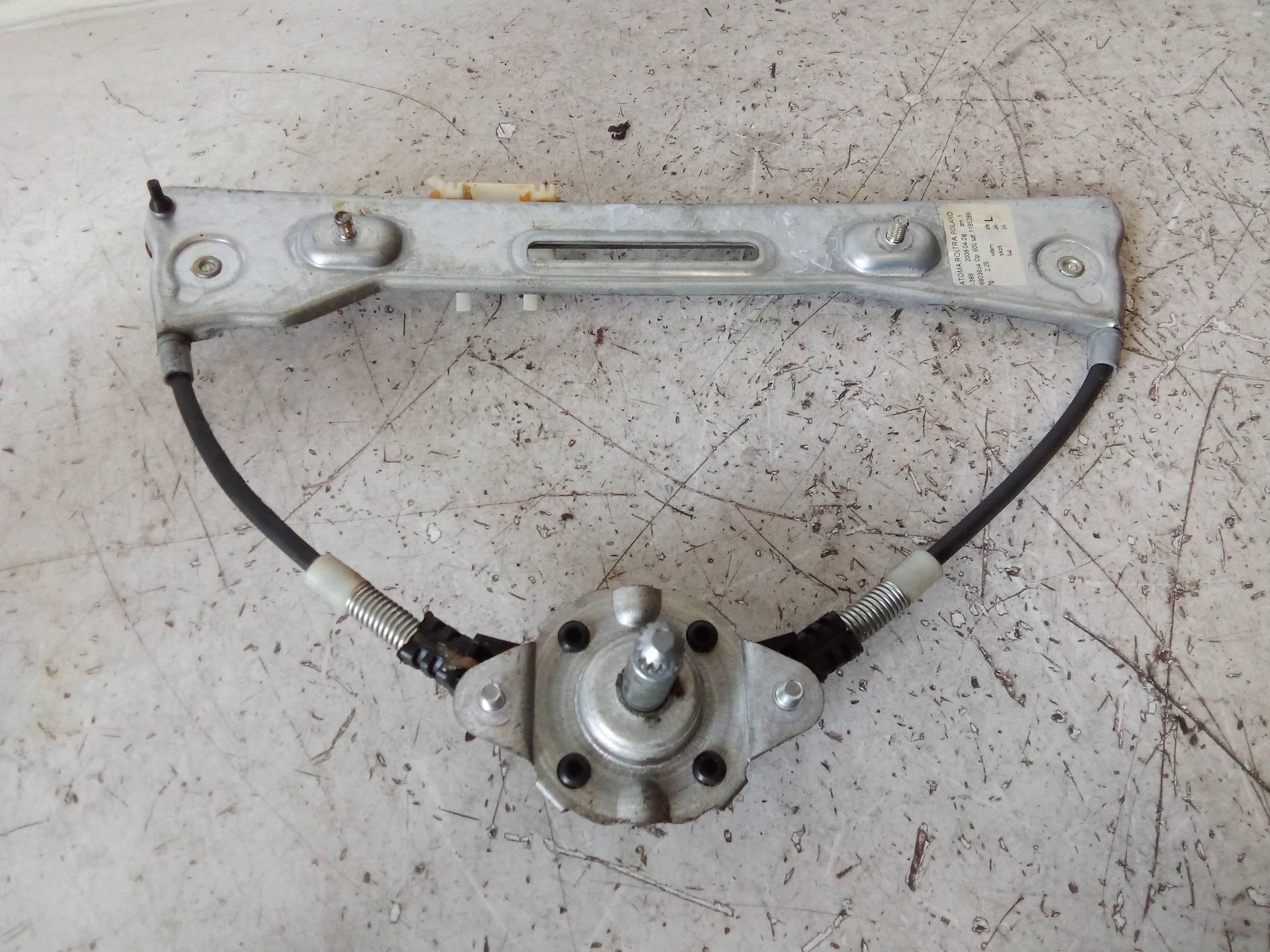 Alzacristallo porta post. sx.