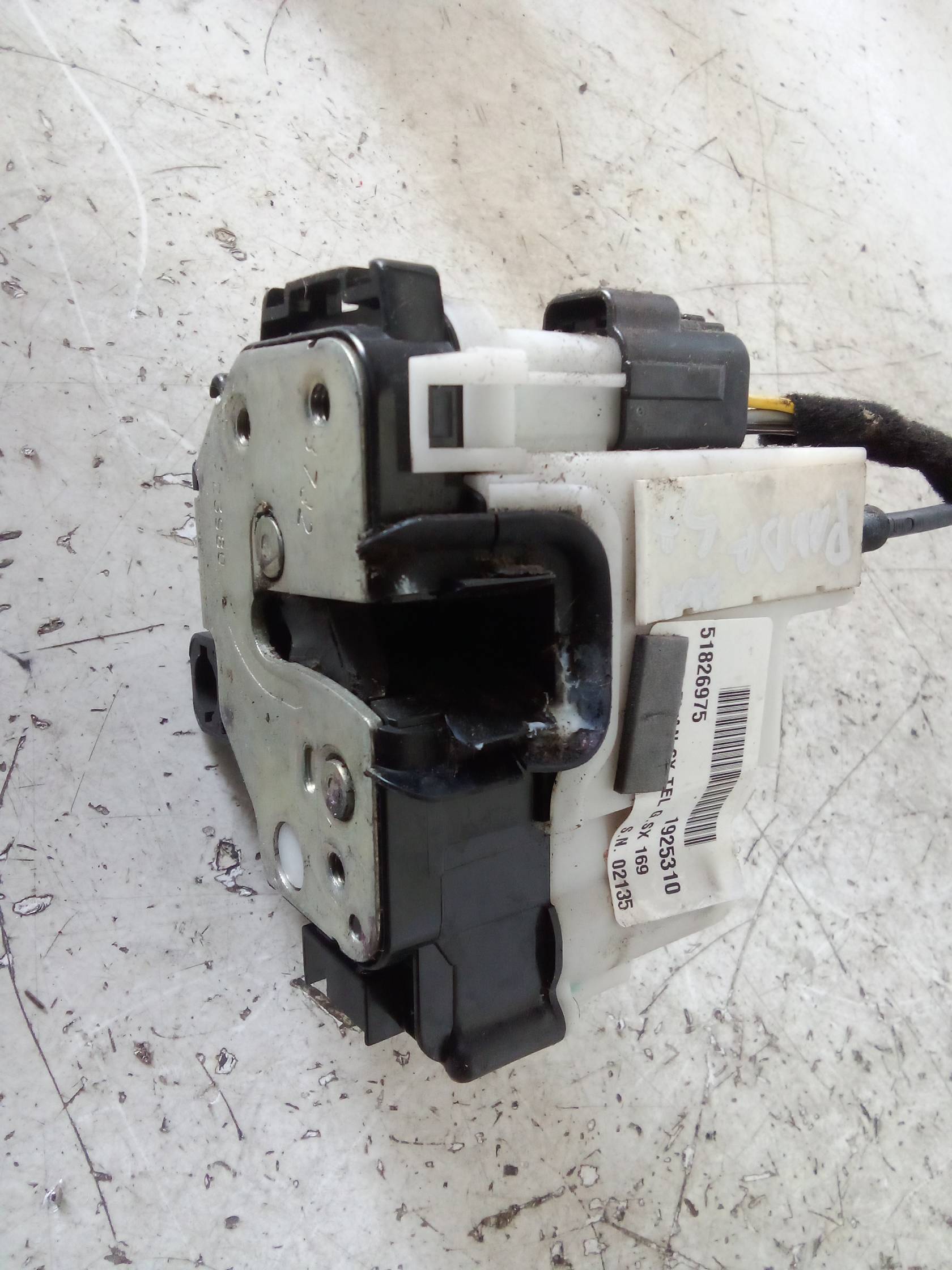 Serratura porta ant. sx.