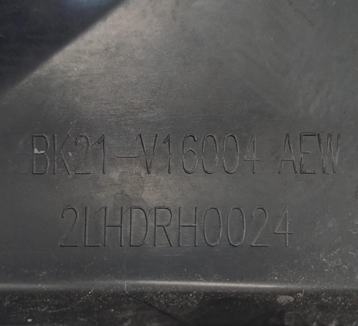 copertura specchietto retrovisore dx.