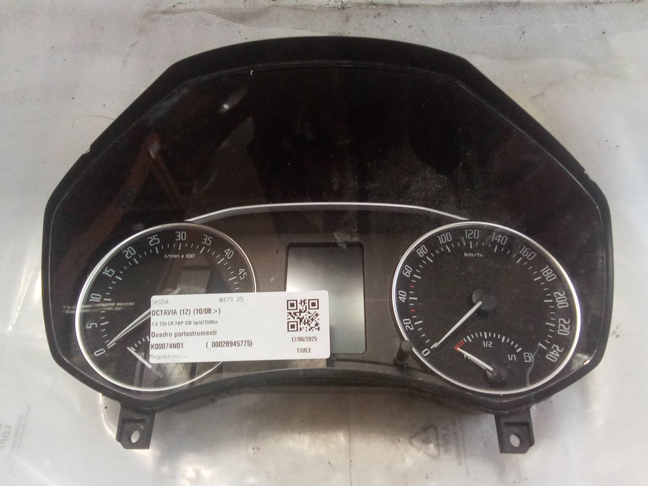 Quadro portastrumenti