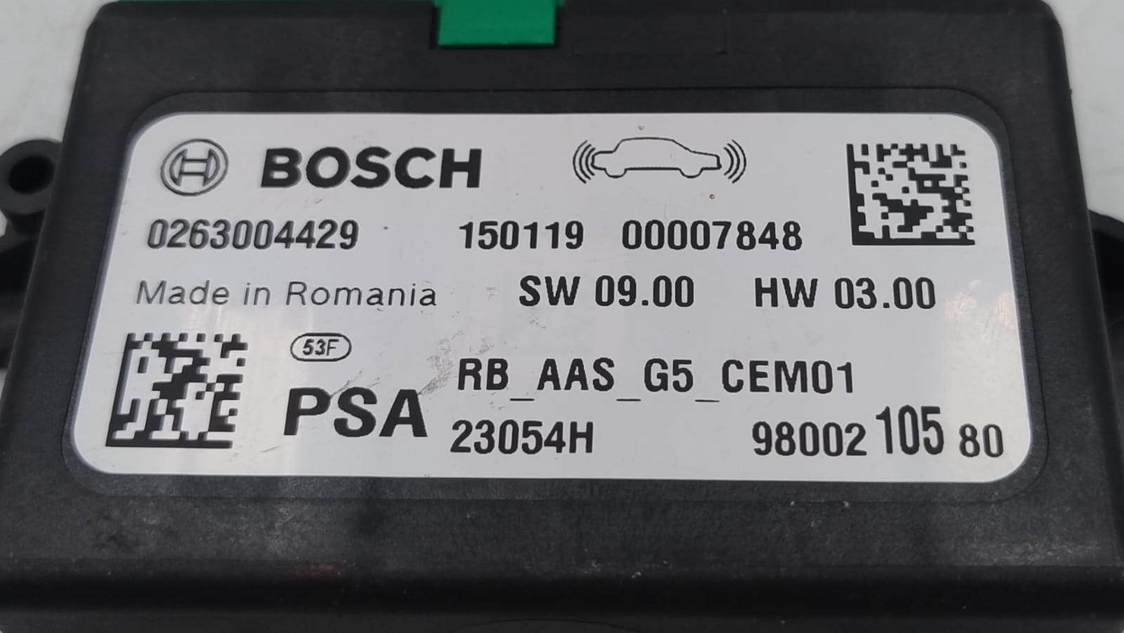 Centralina sensori parcheggio