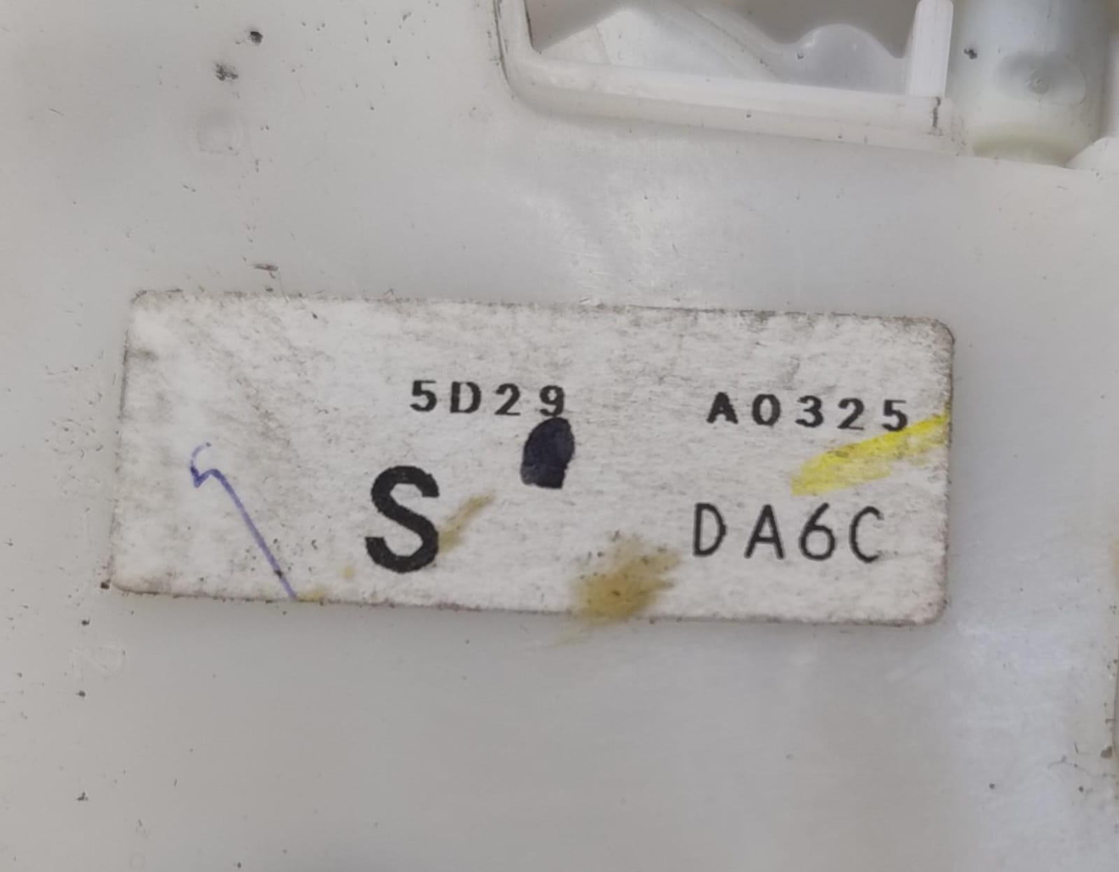 Serratura porta post. dx.