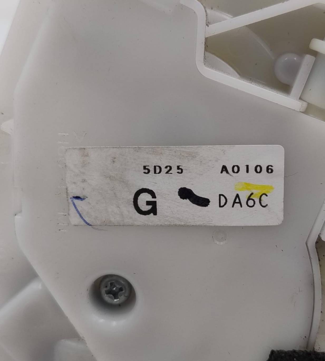 Serratura porta ant. dx.