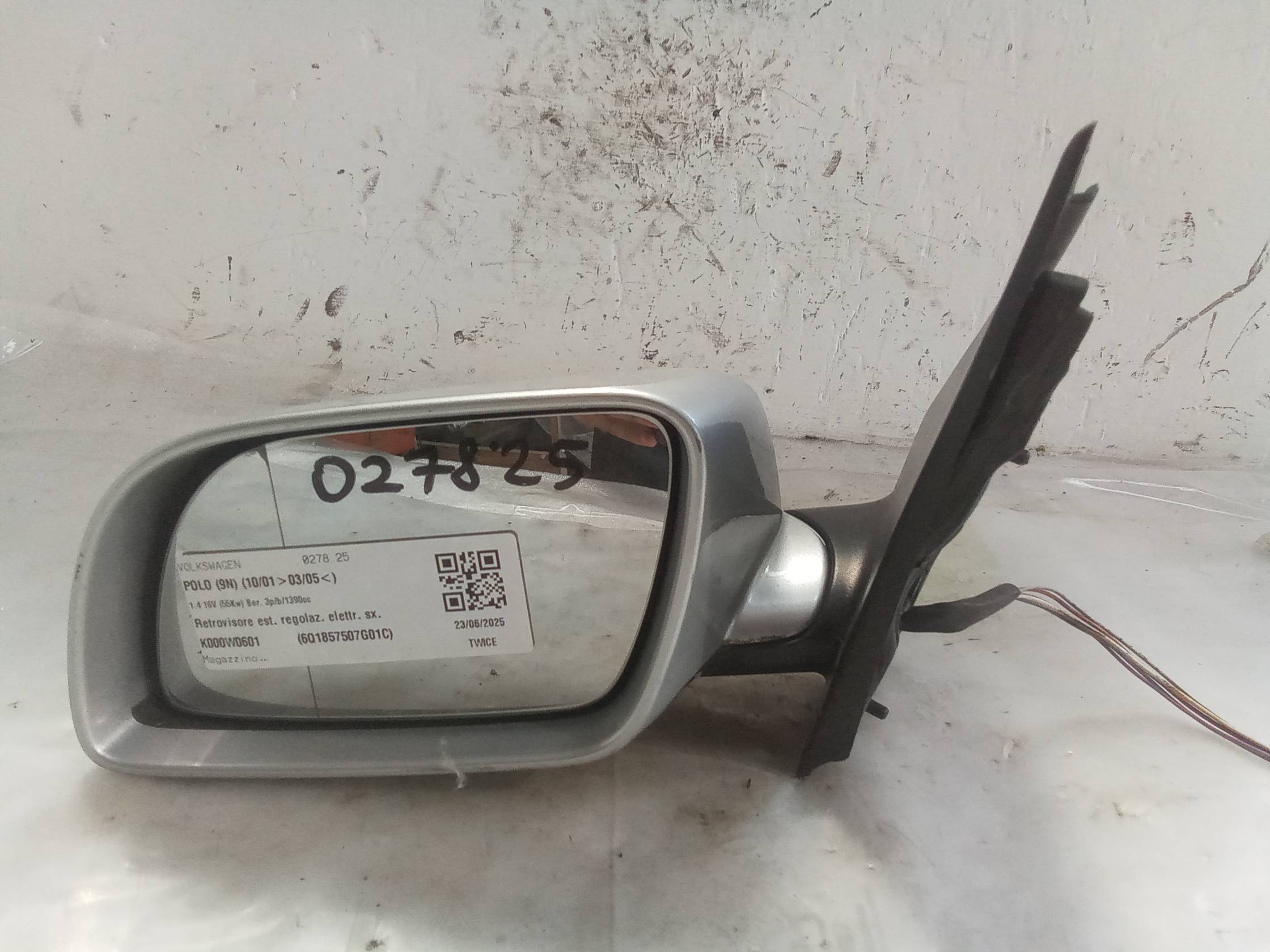 Retrovisore est. regolaz. elettr. sx.