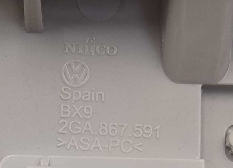 Plafoniera luci interna abitacolo