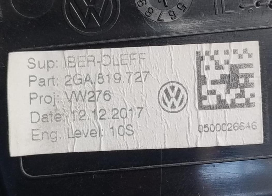 Bocchetta aria ant. console centr. sx.