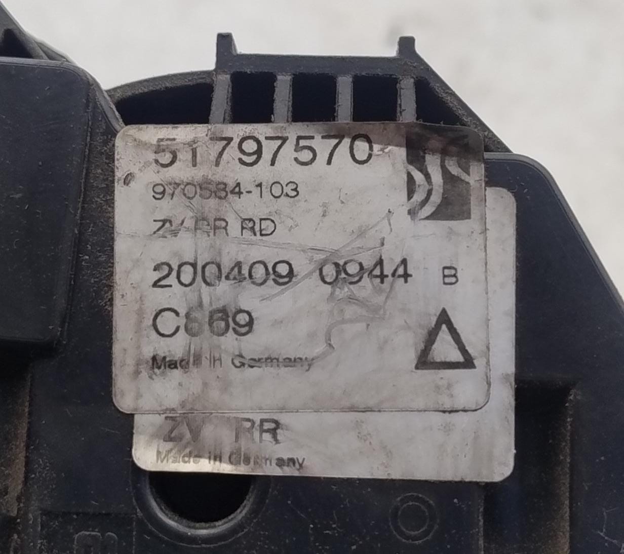 Serratura porta post. dx.