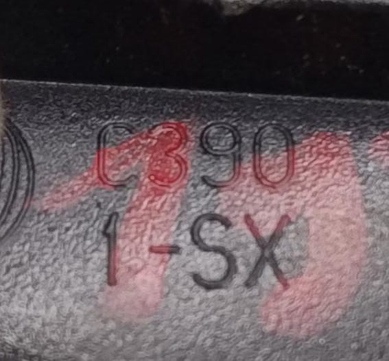 Maniglia esterna porta ant. sx.