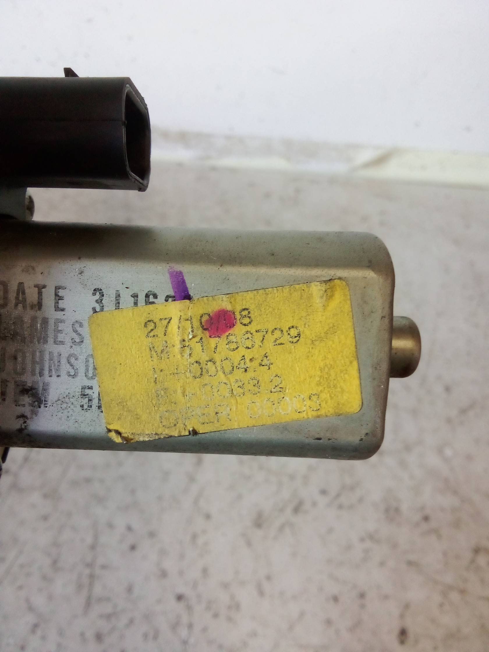 Alzacristallo elettr. porta ant. sx.