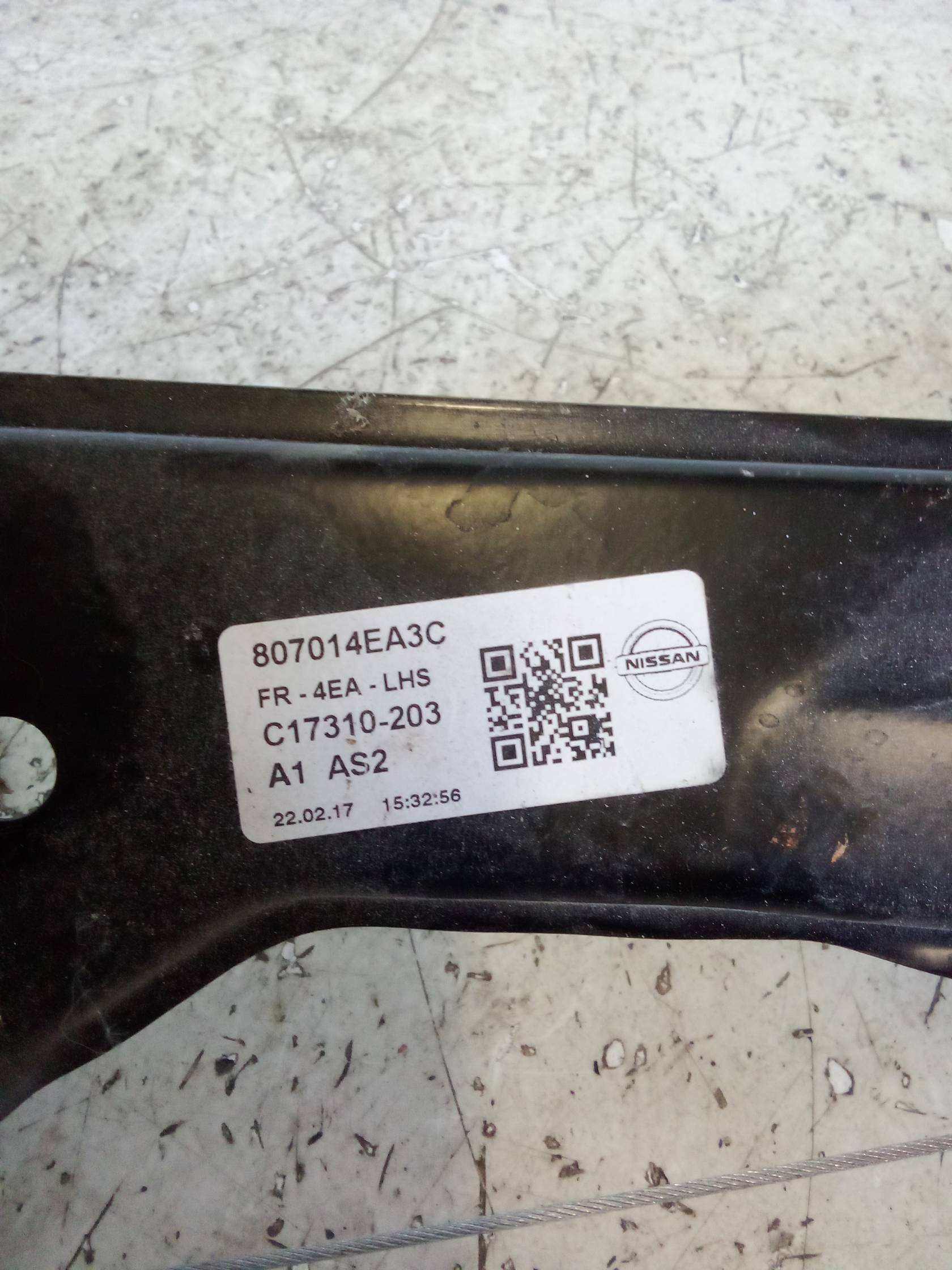 Alzacristallo elettr. porta ant. sx.