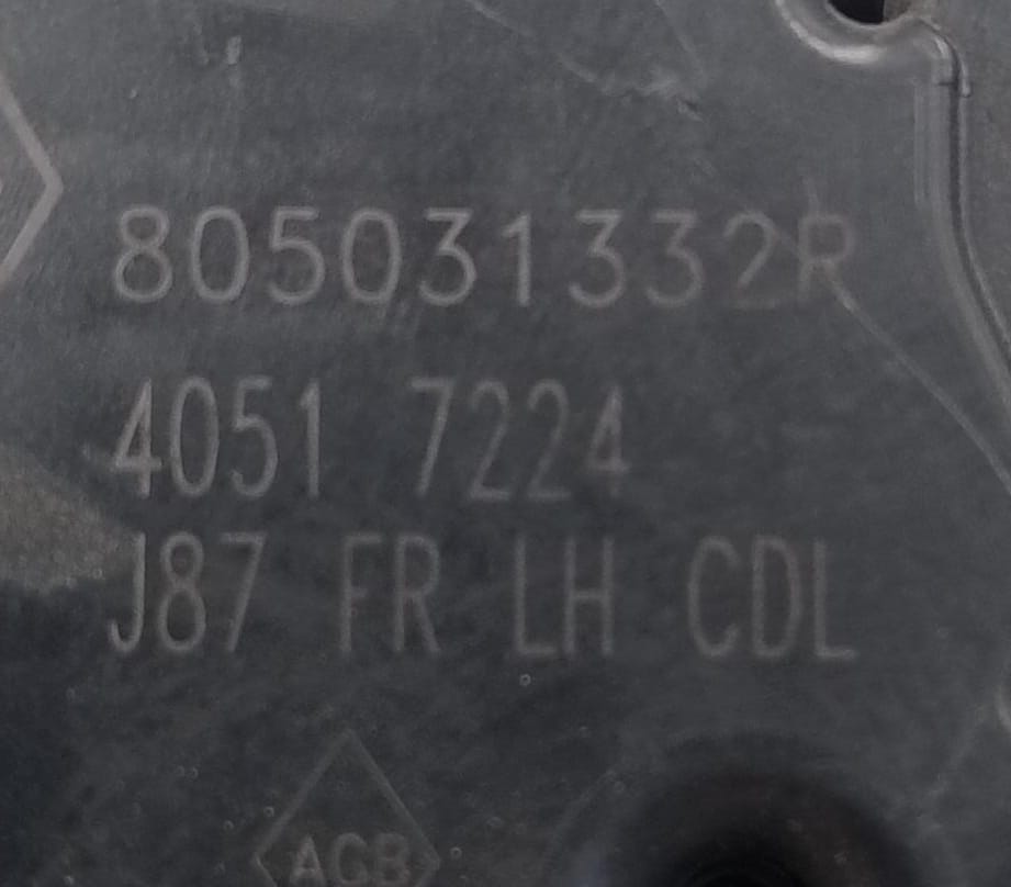 Serratura porta ant. sx.