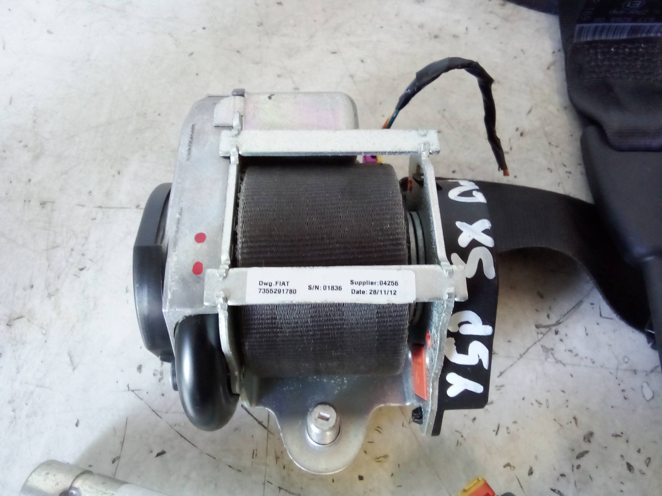 Cintura di sicurezza ant. sx.