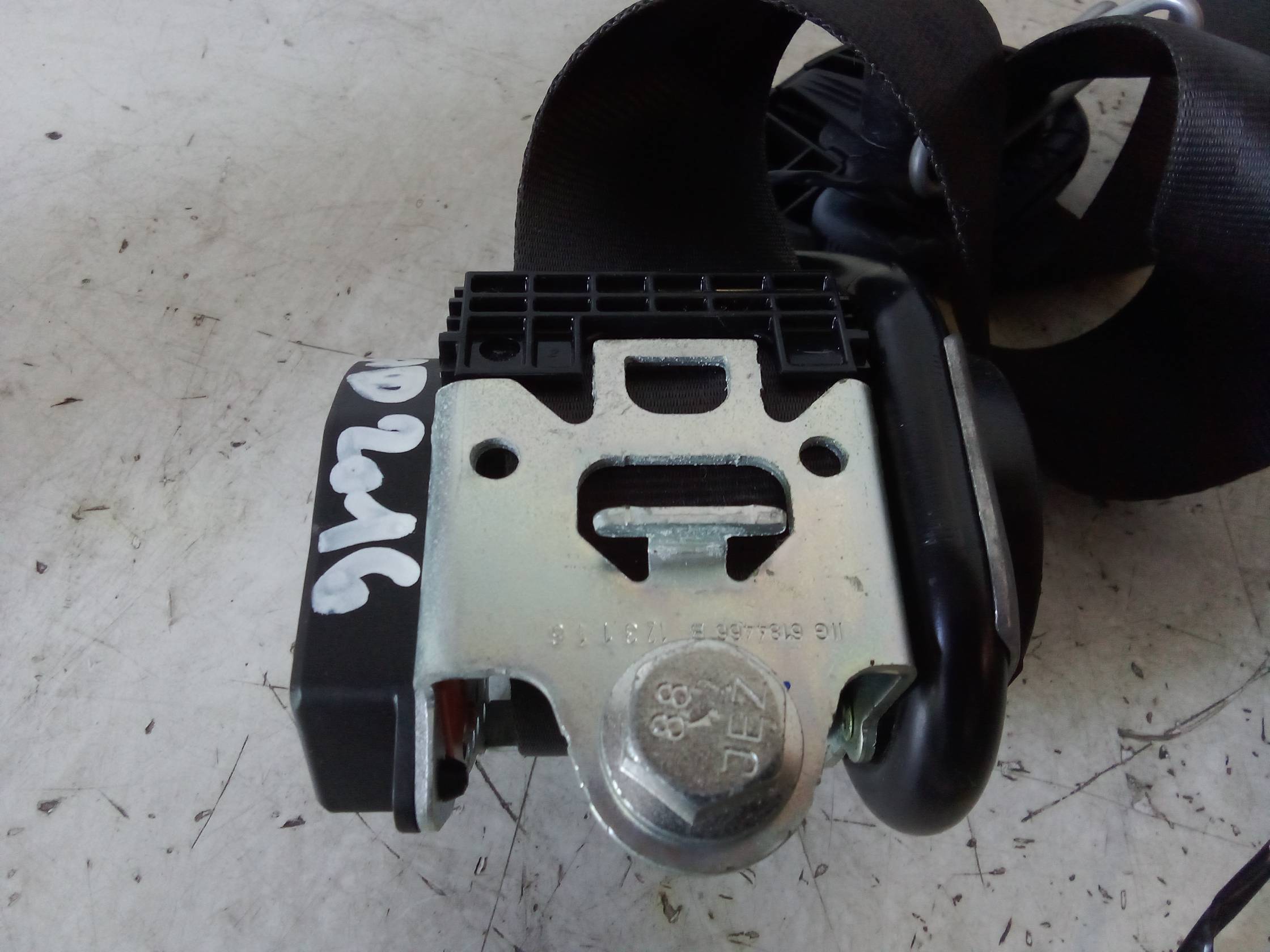 Cintura di sicurezza ant. dx.