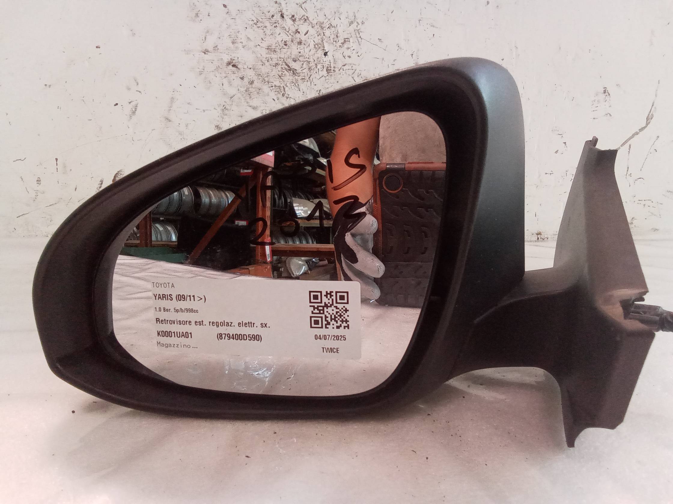 Retrovisore est. regolaz. elettr. sx.