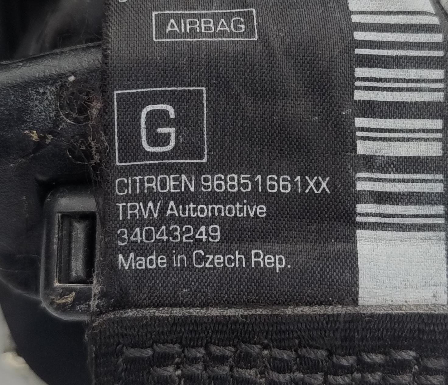 Cintura di sicurezza ant. sx.